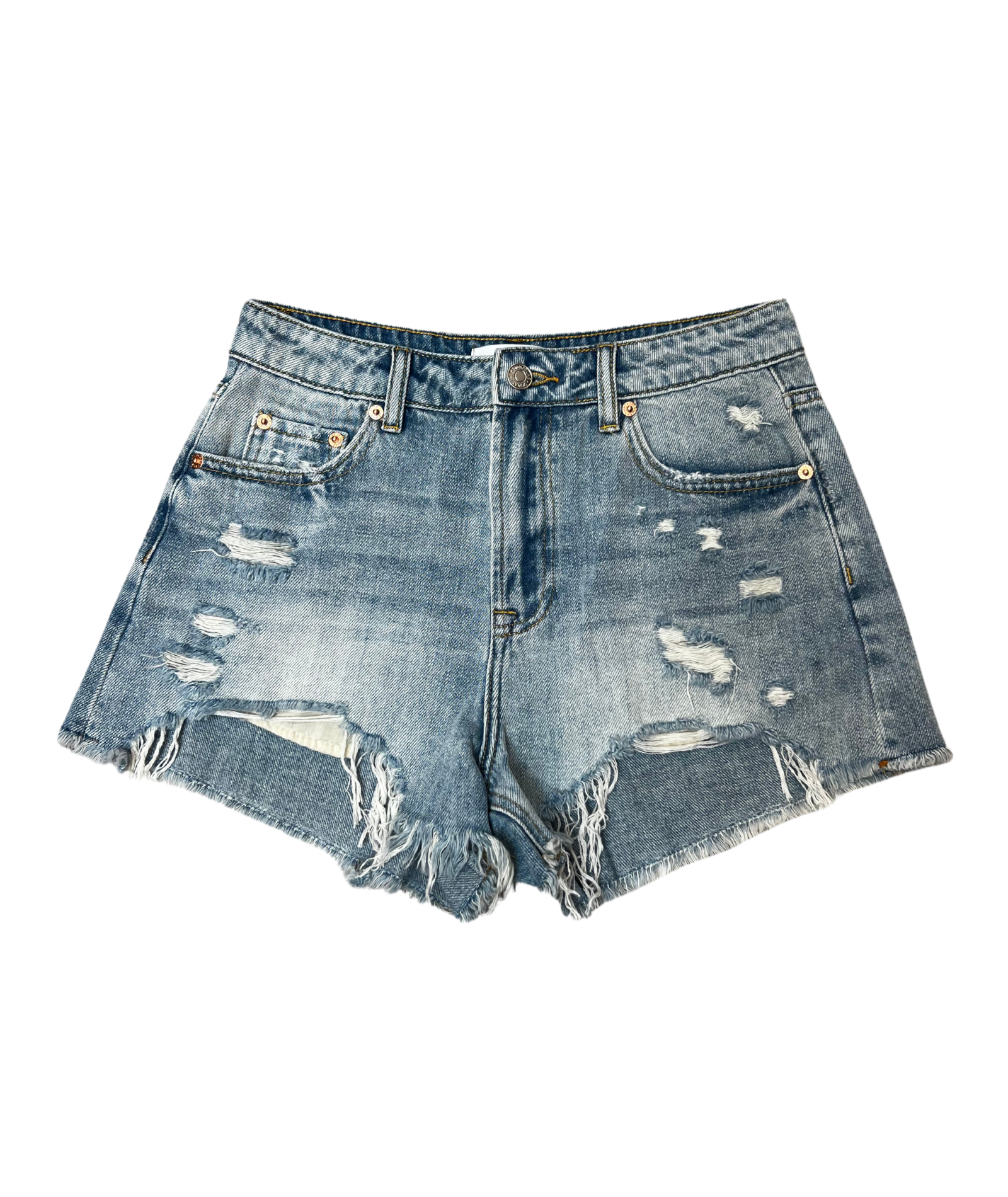 8apart Women Bella Distressed Denim Shorts Womens Denim 8apart Denim Juniors/Women S