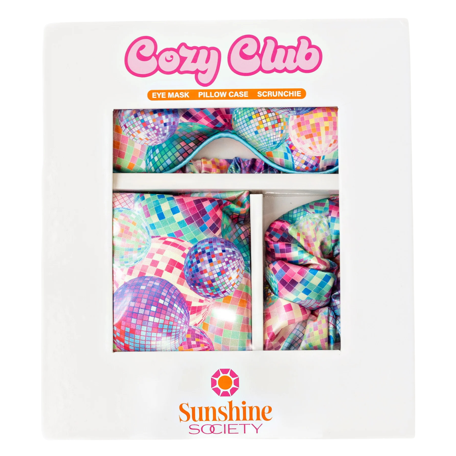 Sunshine Society Girls Cozy Club Set Disco Queen Accessories Sunshine Society Multi