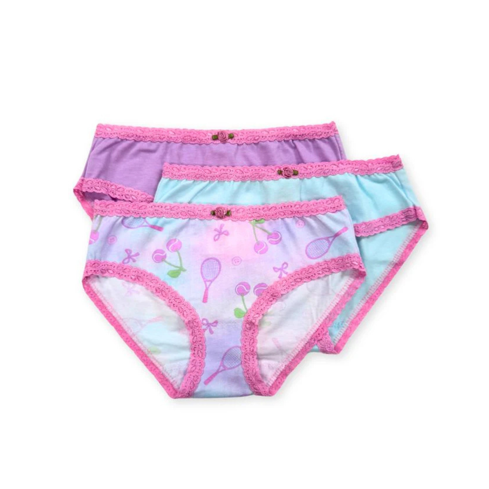 Esme Girls Panty Set Cherry Tennis Accessories Esme Multi Y/L (7/8)