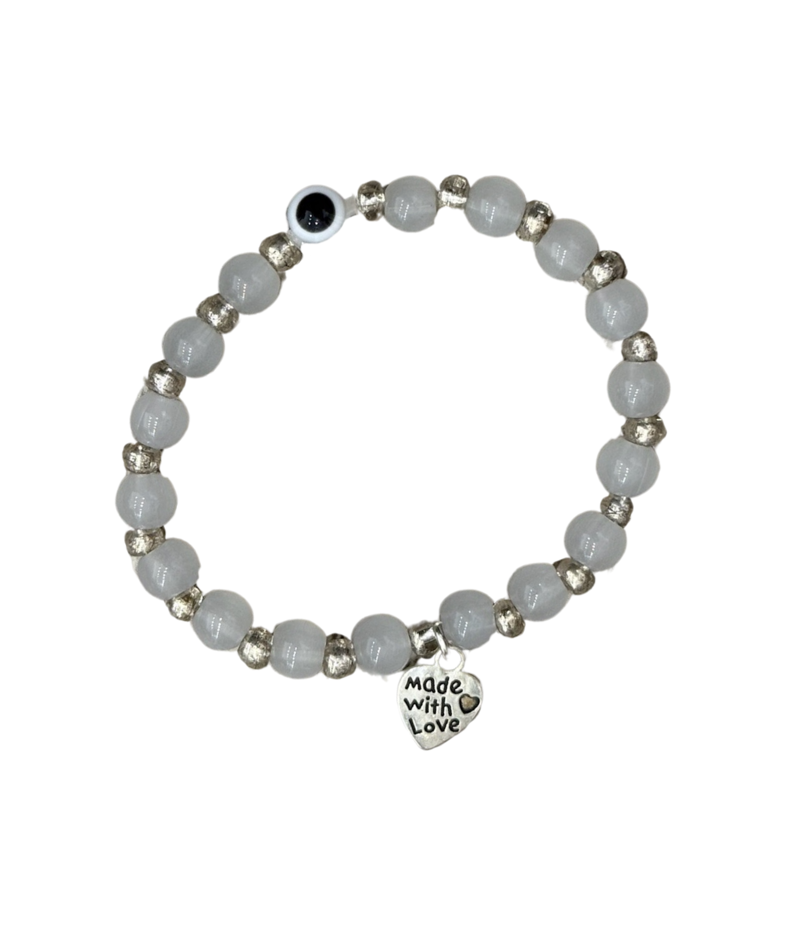 Arm Candy Glass Evil Eye Bracelet Jewelry - Young Cori's Arm Candy