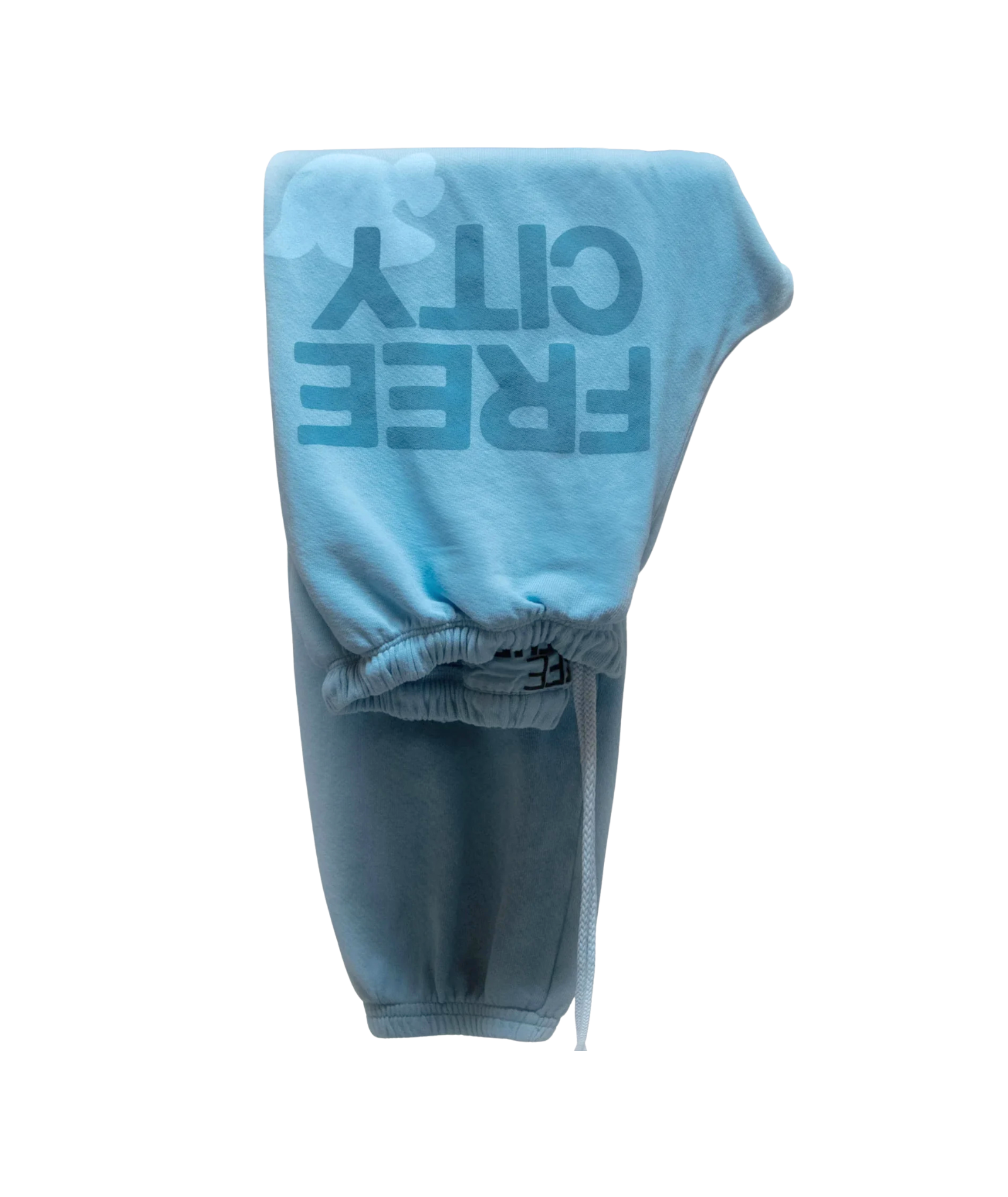 FREECITY Women Large Sweatpants Blue Milk Womens Casual Bottoms FREECITY