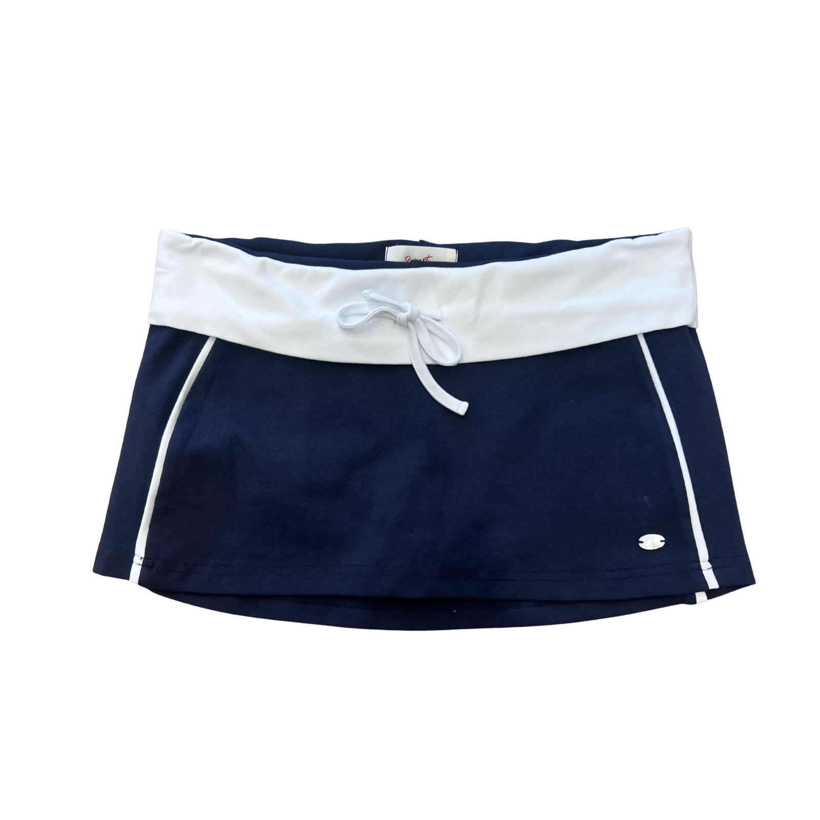 8apart Women Sporty Foldover Mini Skirt Womens Casual Bottoms 8apart Navy Juniors/Women S