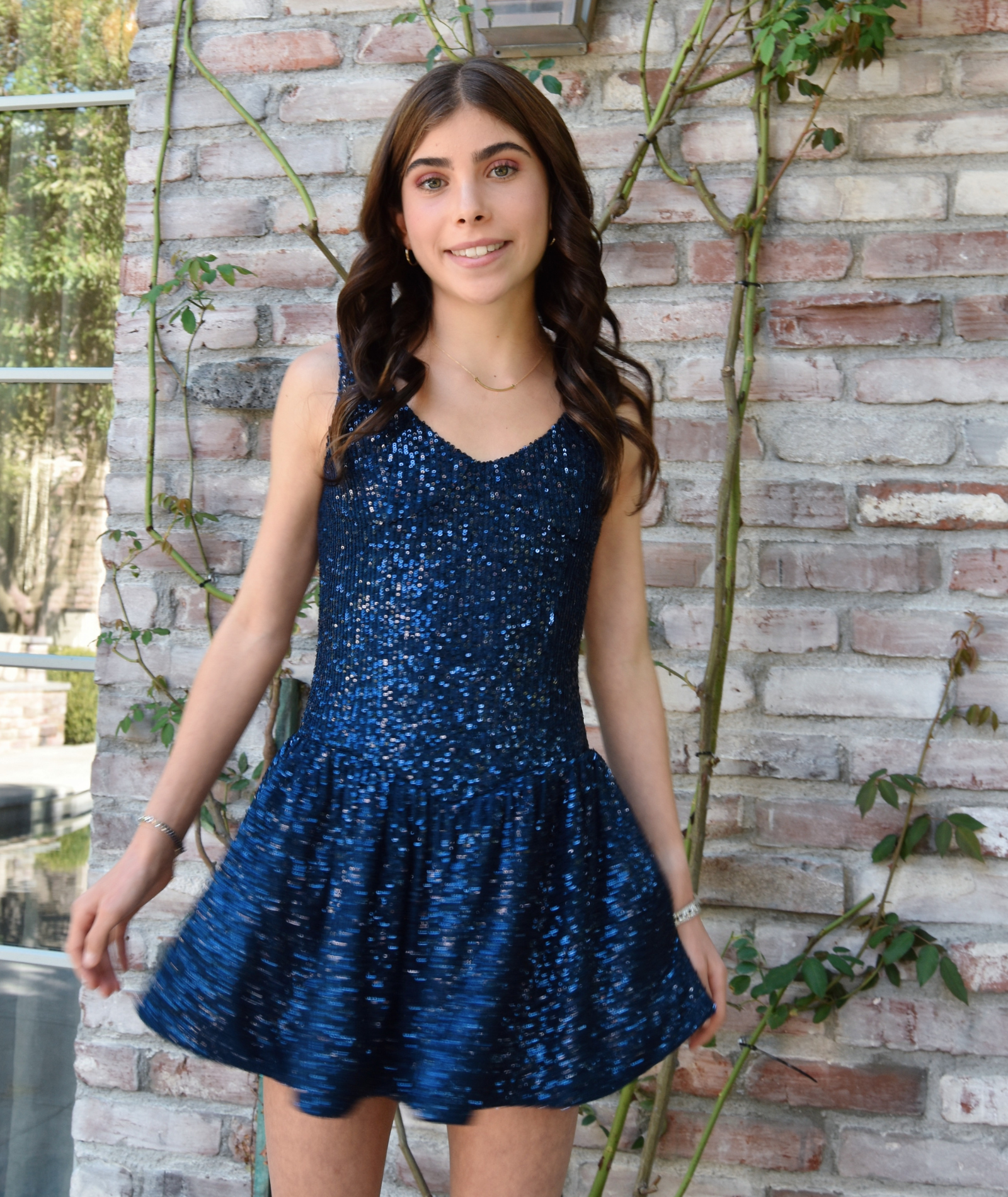 Katie J NYC Girls Zena Sequin Dress Girls Special Dresses Katie J NYC