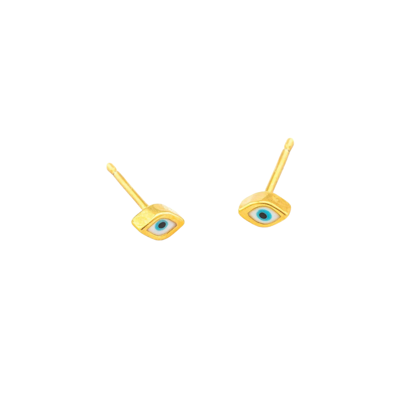 TAI Enamel Tear Eye Studs Jewelry - Trend TAI Gold