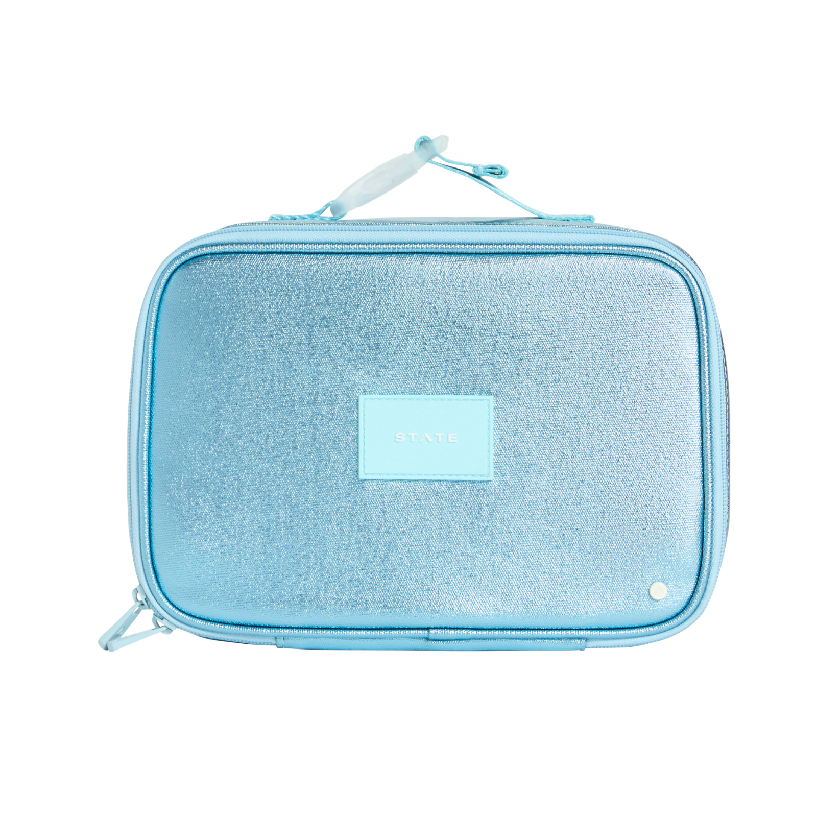 State Bags Rodgers Lunch Box Blue Iridescent Heart Accessories State bags Blue
