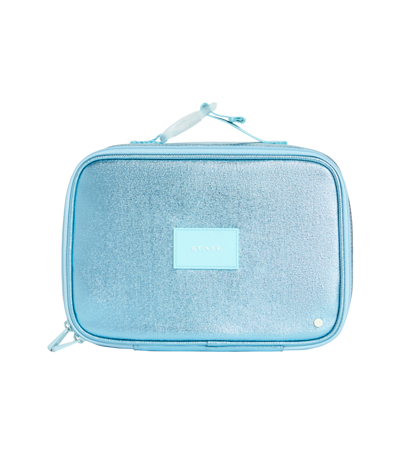State Bags Rodgers Lunch Box Blue Iridescent Heart Accessories State bags Blue