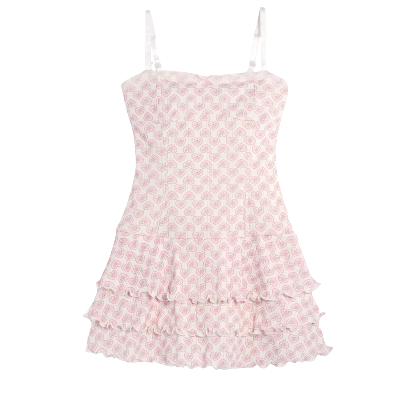 Katie J NYC Girls Felicity Dress Pico Edge Heart