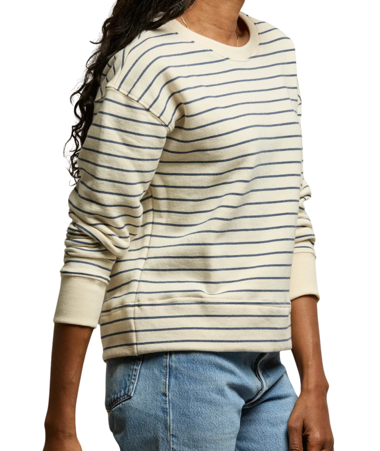 Perfect White Tee Women Tyler Natural/Night Stripe Pullover Womens Casual Tops Perfect White Tee