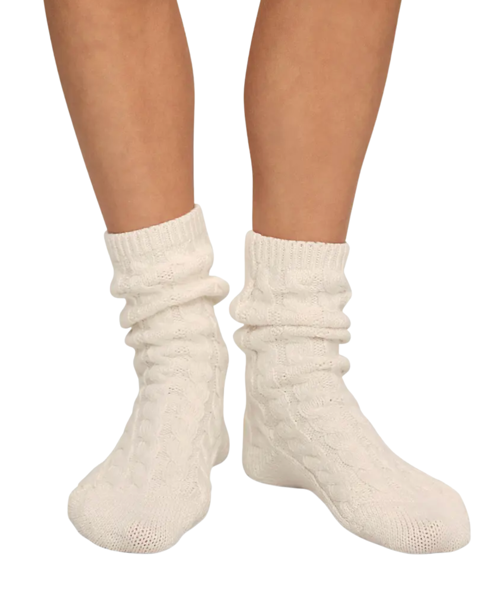 Eberjey Women Slouchy Socks Ivory Accessories Eberjey Ivory Juniors/Women One Size Fits Most