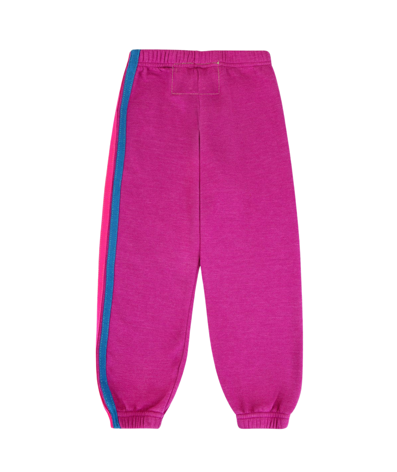 Aviator Nation Kids 5 Stripe Sweatpants Magenta/Yellow Blue Girls Casual Bottoms Aviator Nation