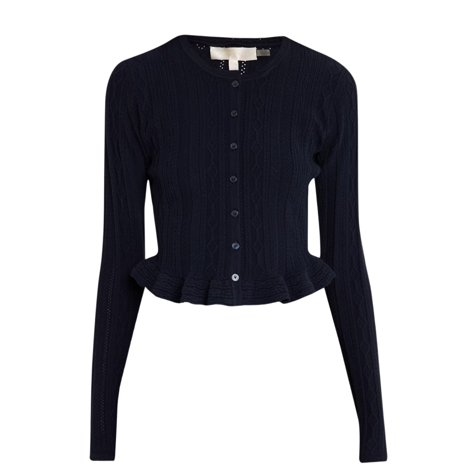 Love Shack Fancy Women Orly Cardigan Midnight Kiss