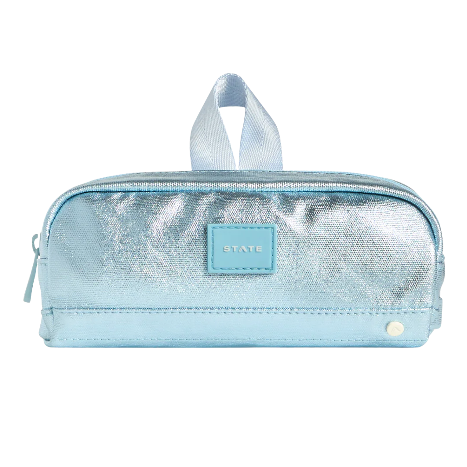 State Bags Clinton Pencil Case Blue Metallic Accessories State bags Blue