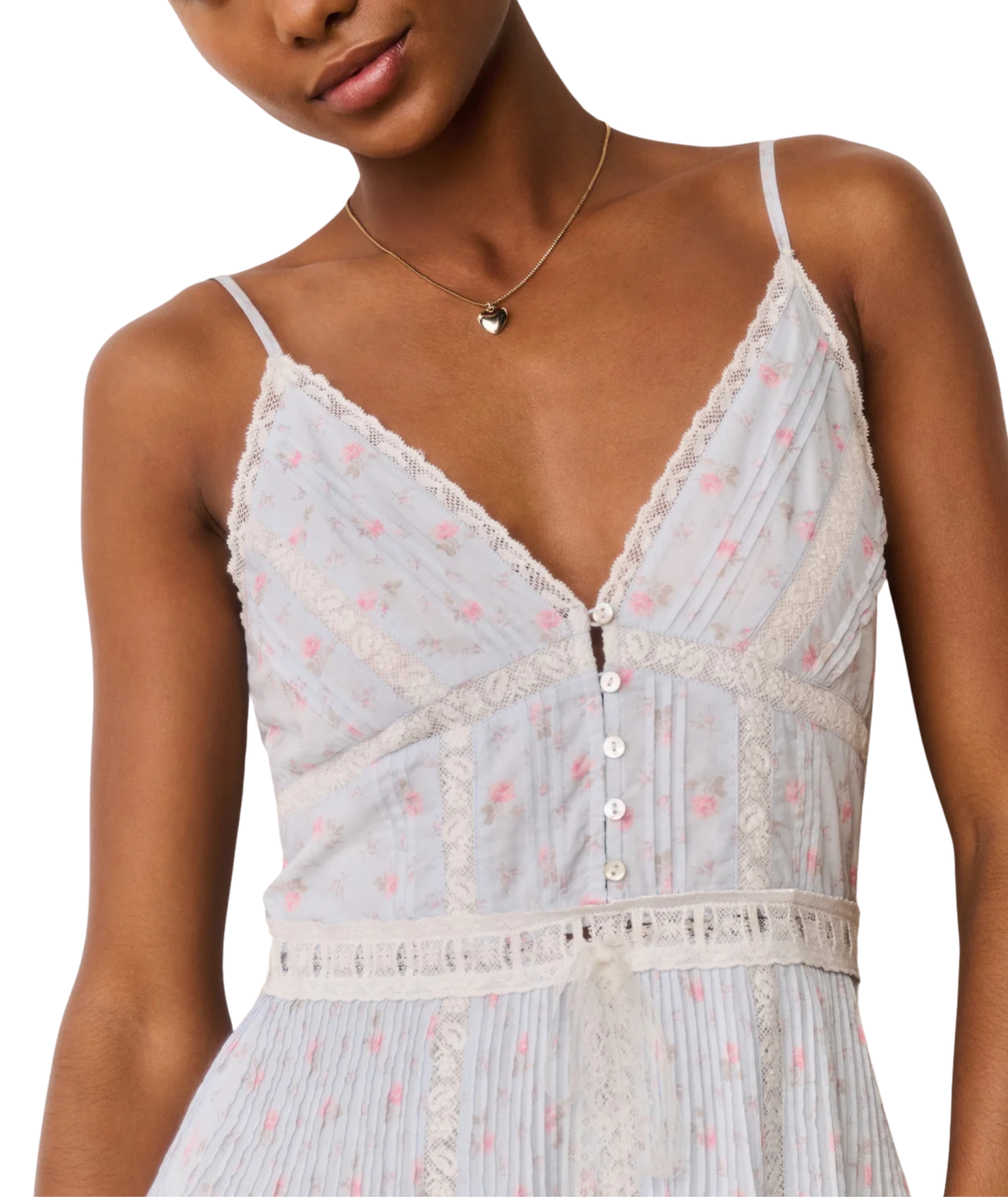 Love Shack Fancy Women Zirelle Dress Chapparal Blue Womens Casual Dresses Love Shack Fancy