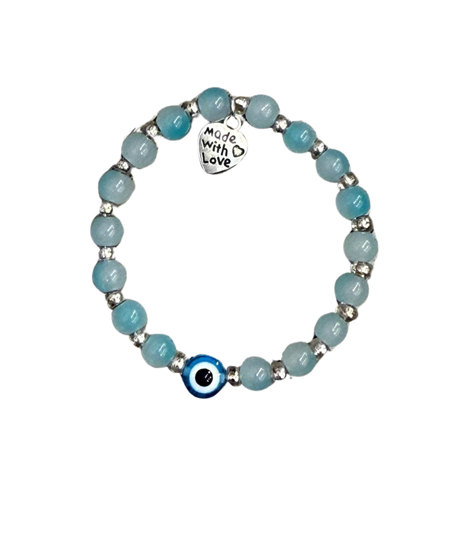Arm Candy Glass Evil Eye Bracelet Jewelry - Young Cori's Arm Candy Multi