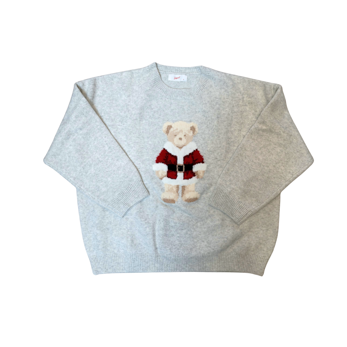 8apart Women Santa Teddy Bear Sweater