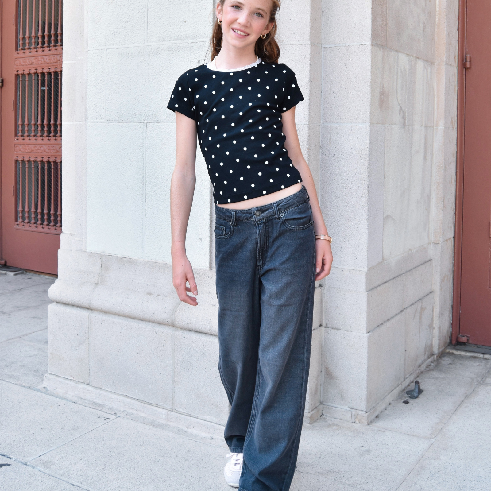 Katie J NYC Girls Brooklyn Vintage Black Jeans Girls Denim Katie J NYC Black Y/S (7/8)