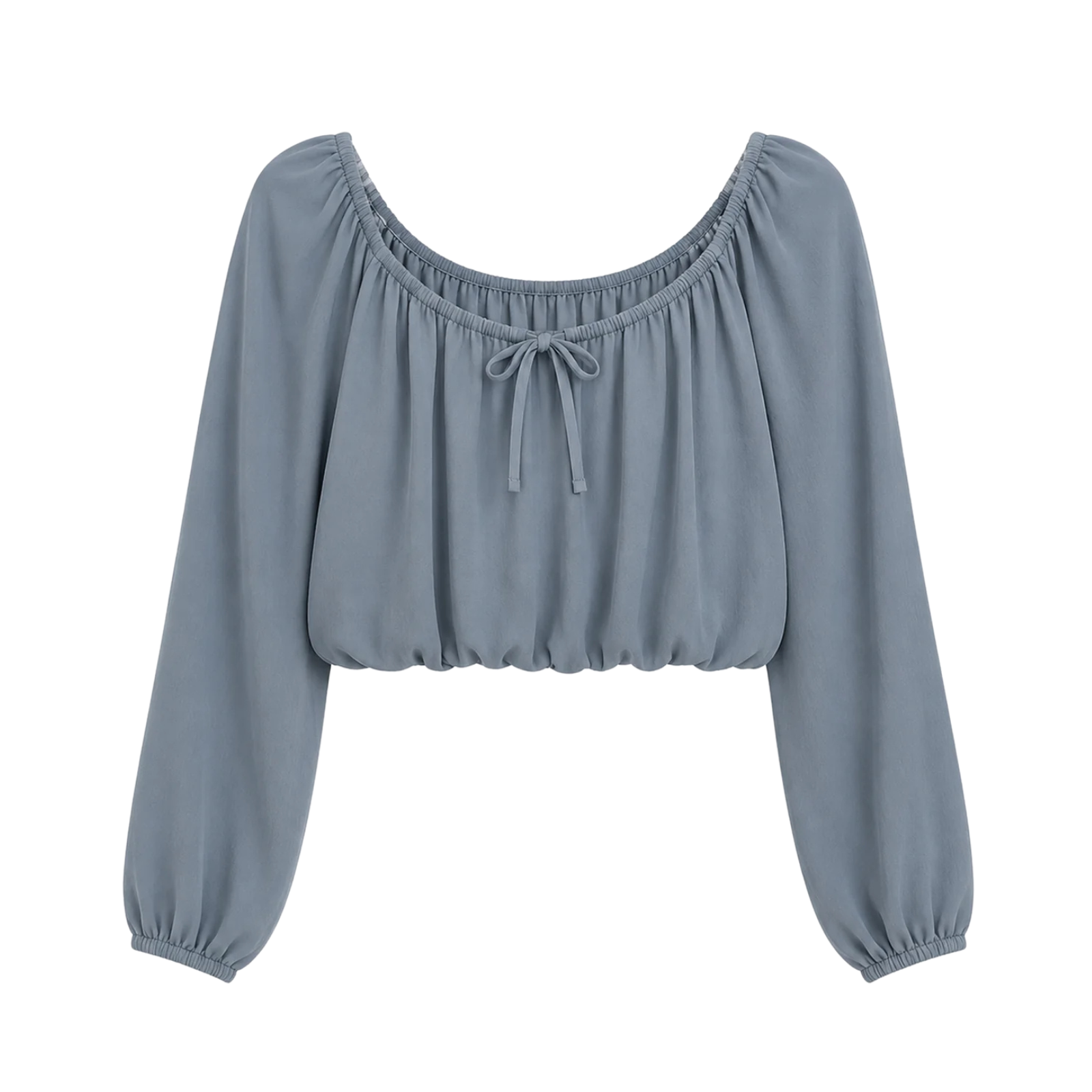 Katie J NYC Girls Monica Long Sleeve Silky Georgette Top