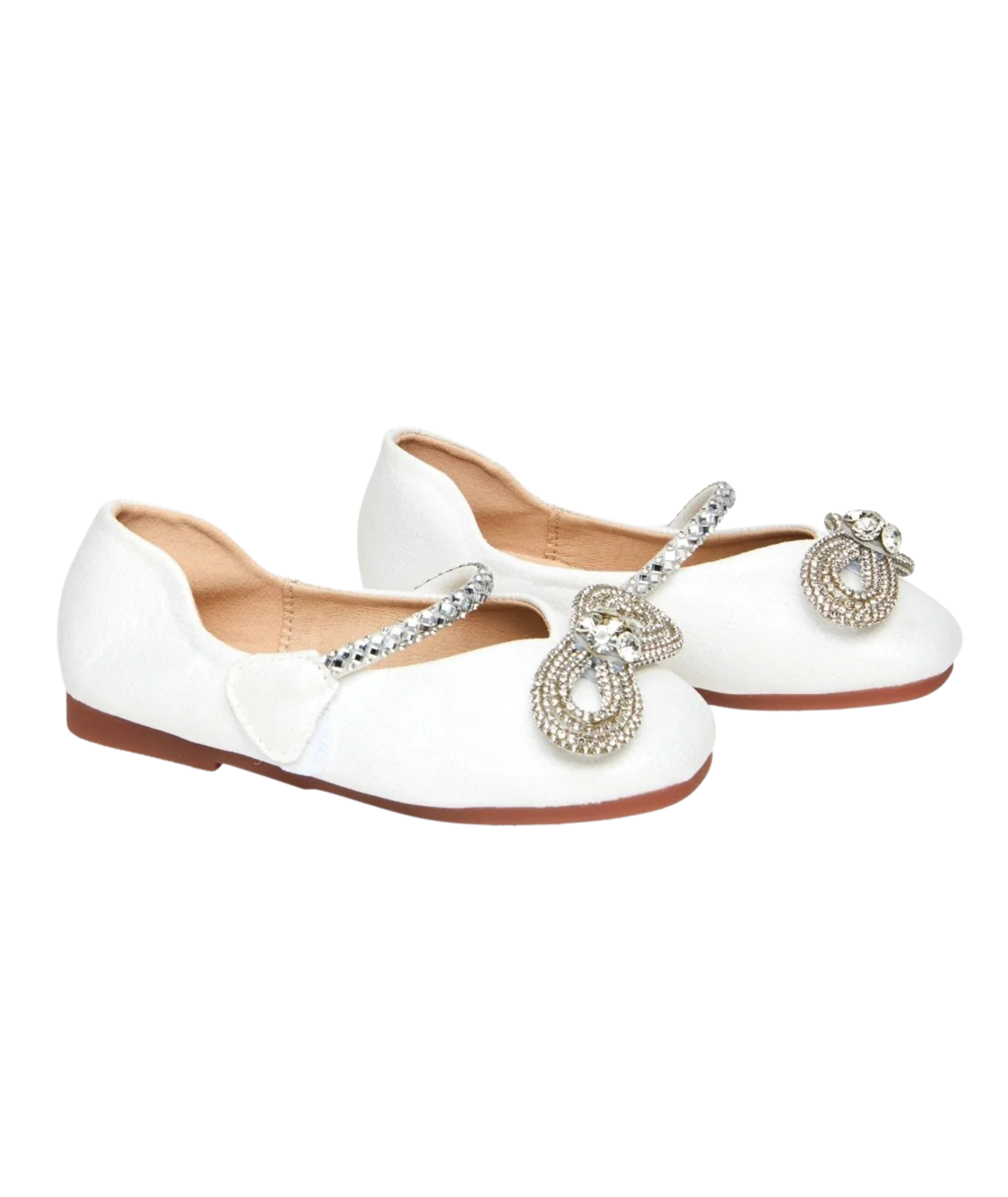 Mini Dreamers Girls Chloe Ivory Ballet Flats Accessories Mini Dreamers