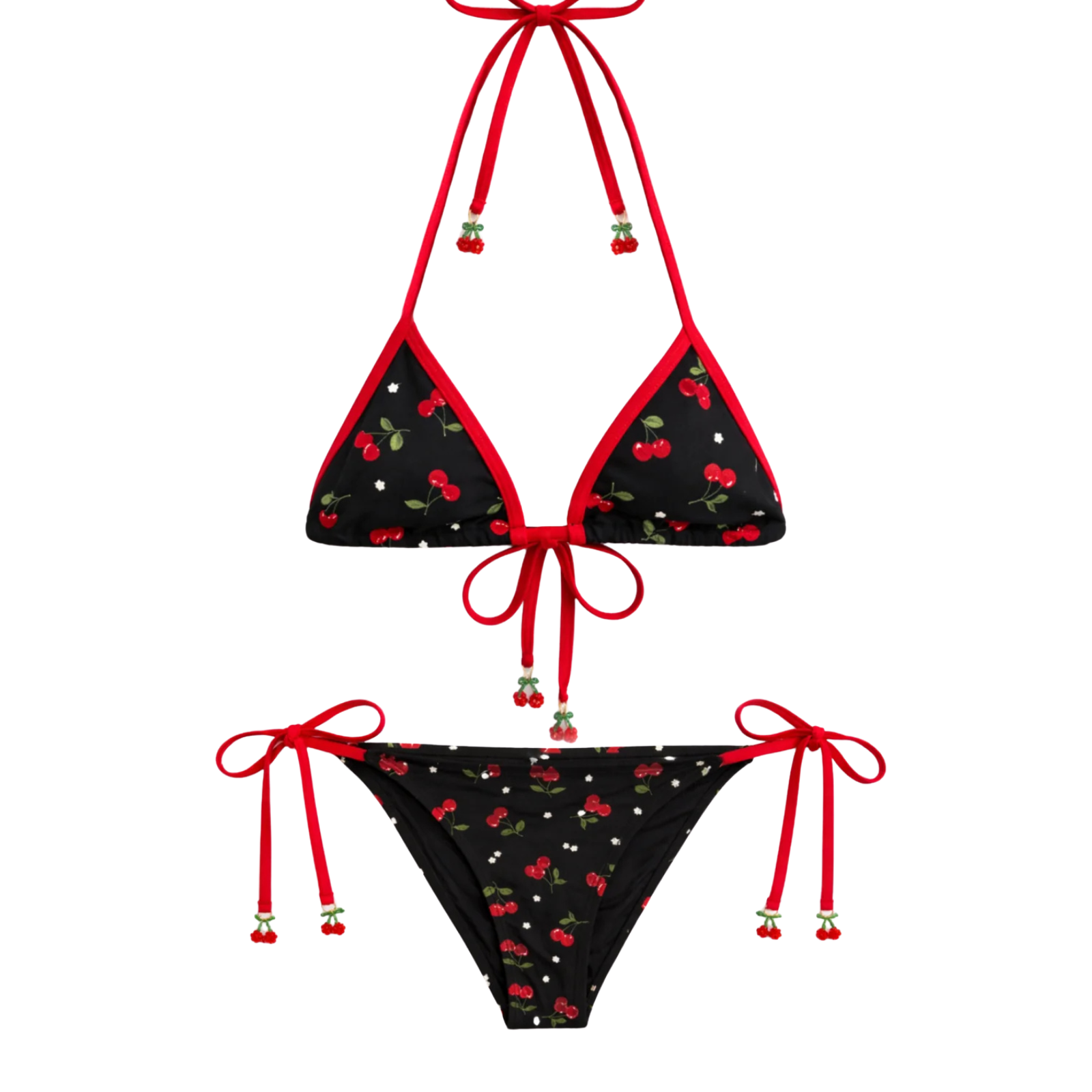 Katie J NYC Girls Chelly Bikini Cherry Ditsy