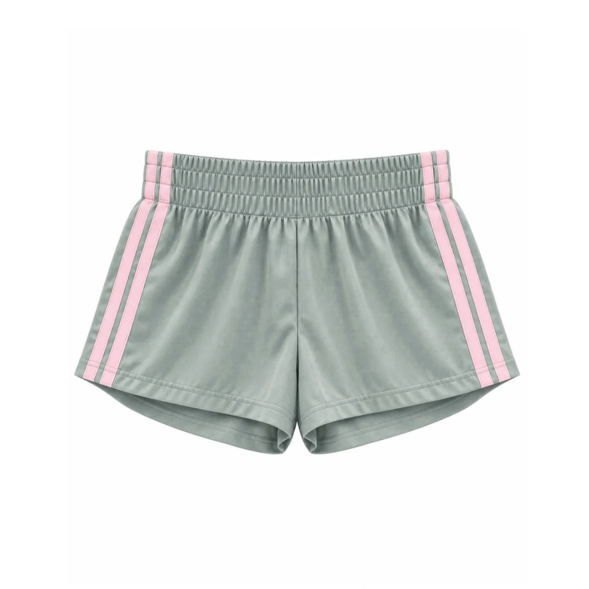 Katie J NYC Girls Jordyn Shorts Sage/Baby Pink