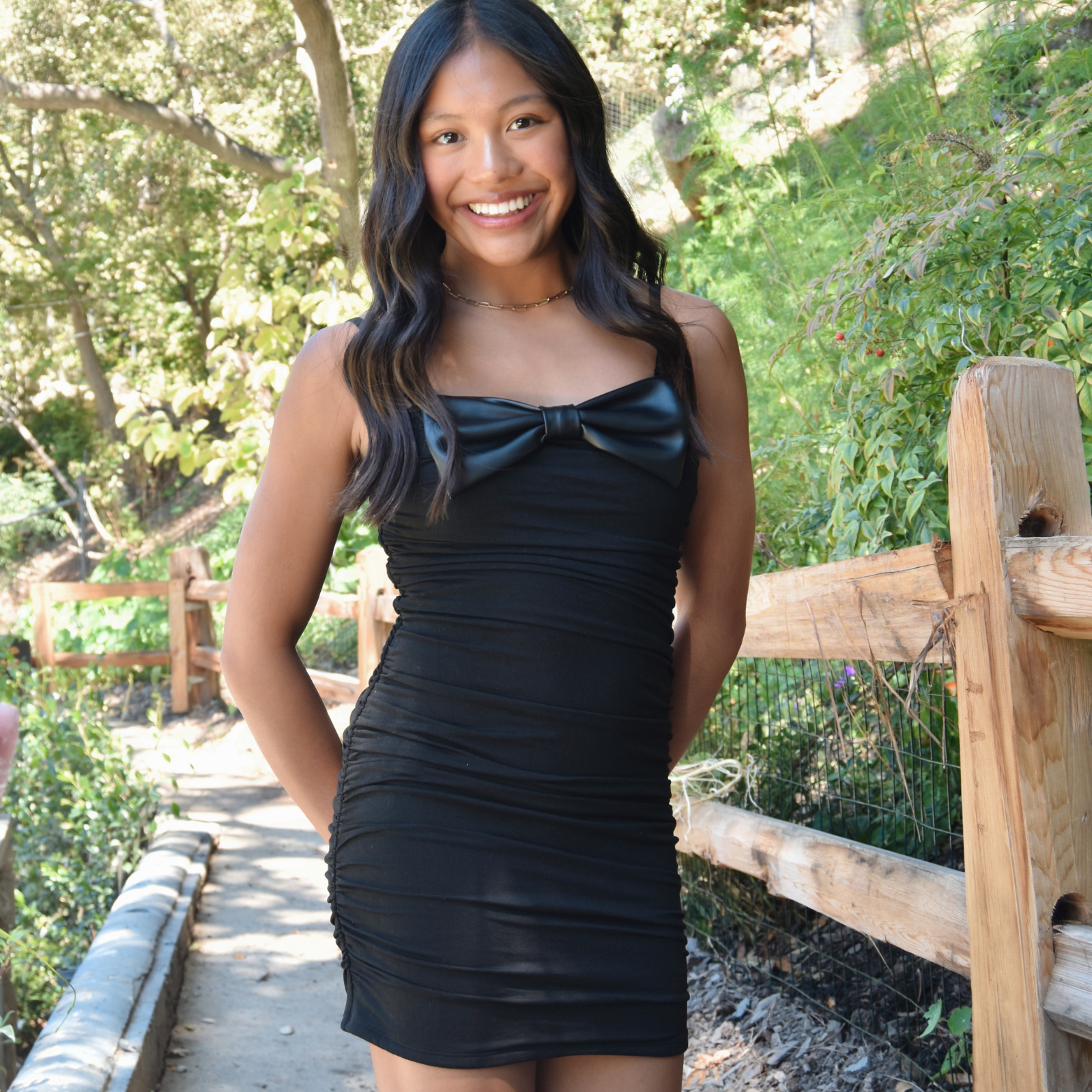 Gold Rush NYC Girls Sophie Dress Black Girls Special Dresses Gold Rush NYC Black Y/S (8)