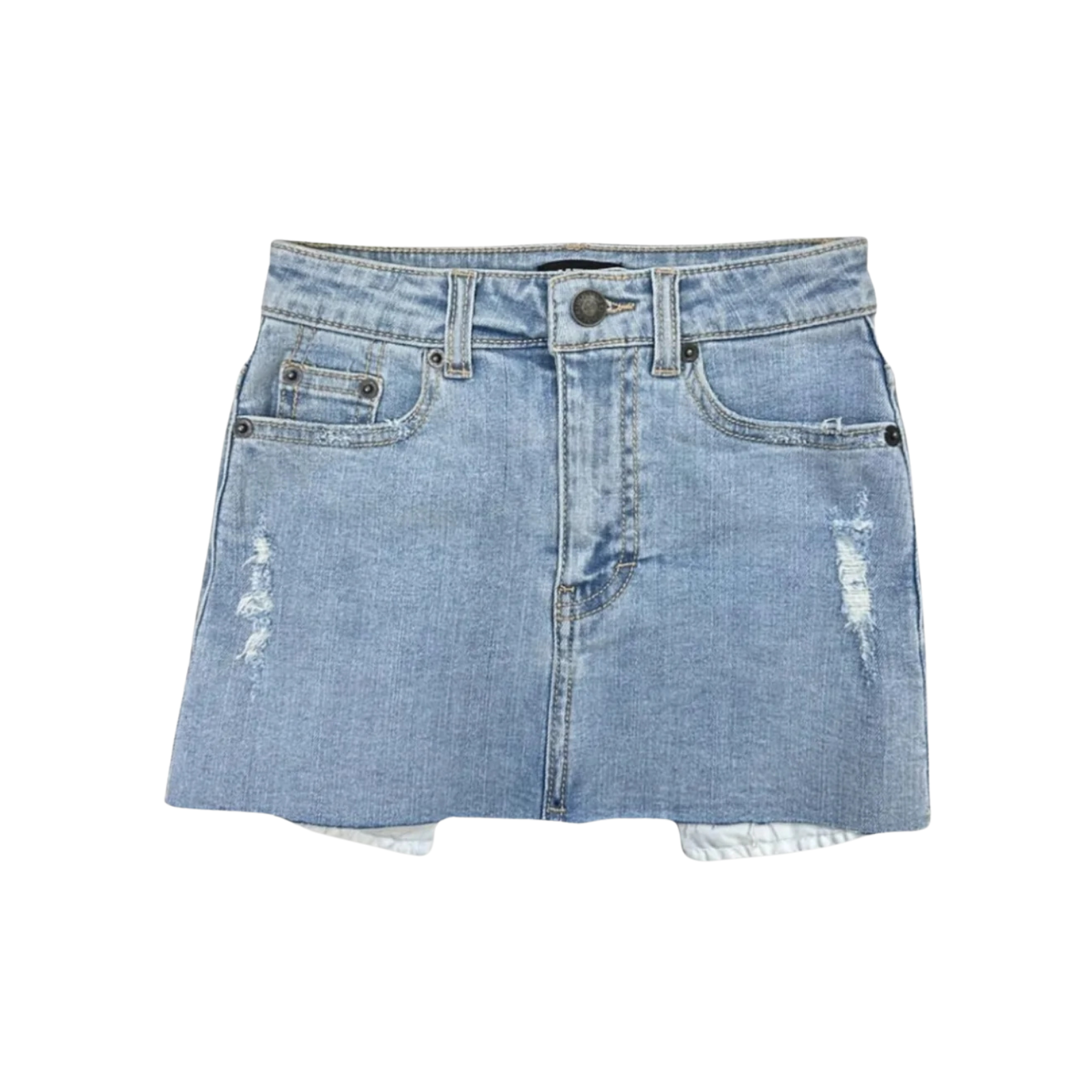 Katie J NYC Girls Miami Light Wash Denim Skirt Girls Denim Katie J NYC Denim Y/S (7/8)