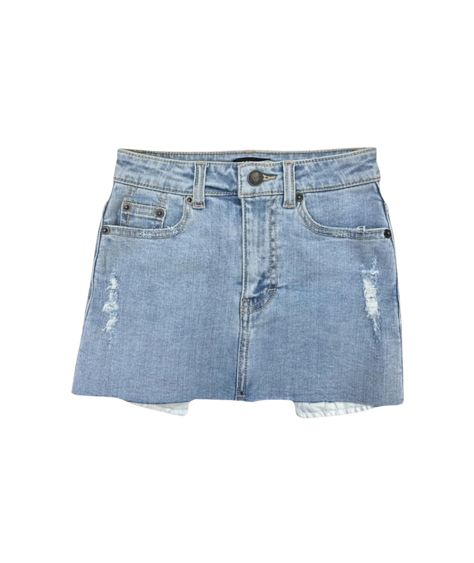 Katie J NYC Girls Miami Light Wash Denim Skirt Girls Denim Katie J NYC Denim Y/S (7/8)