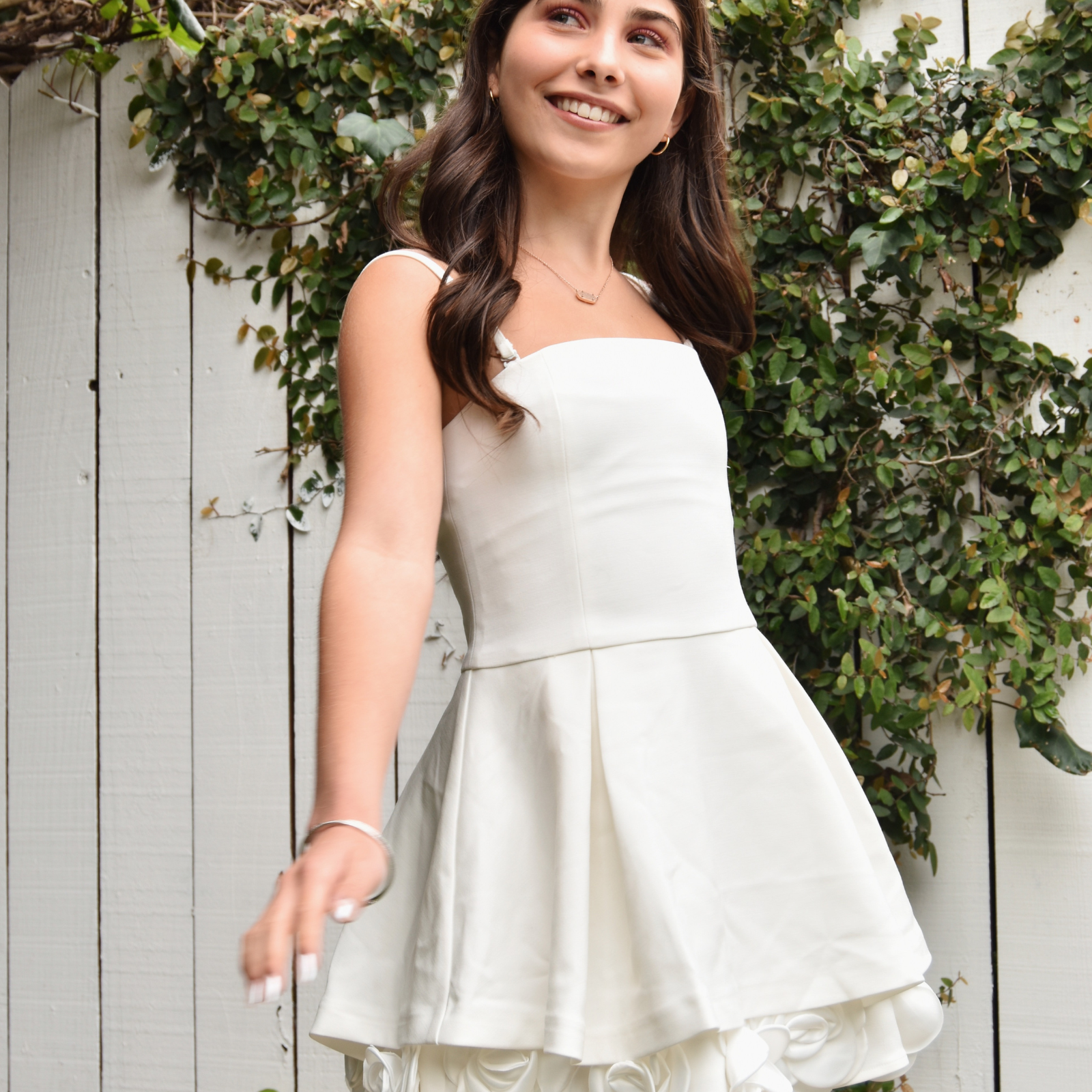 Katie J NYC Girls Rosie Dress Girls Special Dresses Katie J NYC Ivory Y/S (7/8)