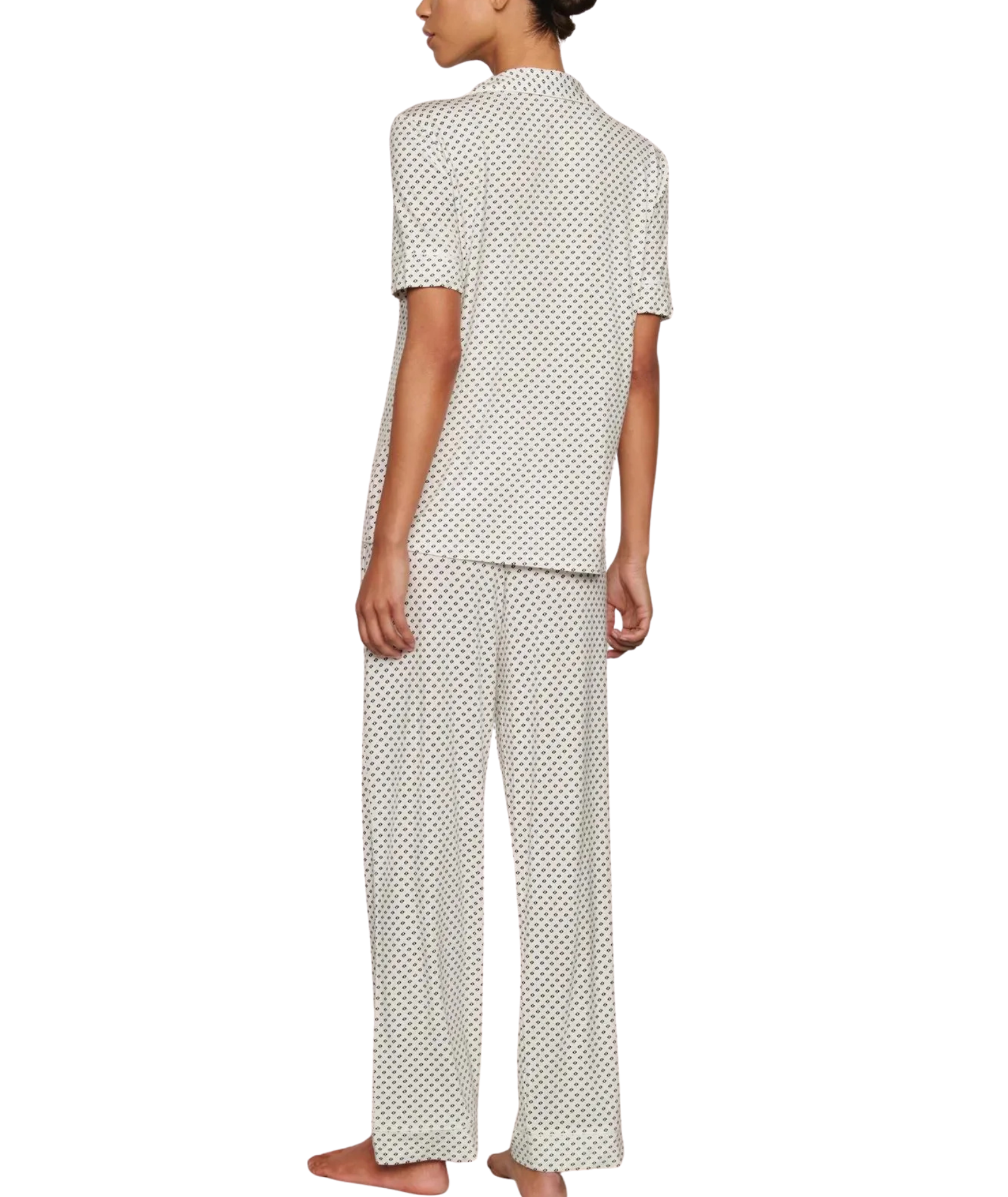 Eberjey Women Gisele Printed Short Sleeve Pants PJ Set Tide Dot Accessories Eberjey