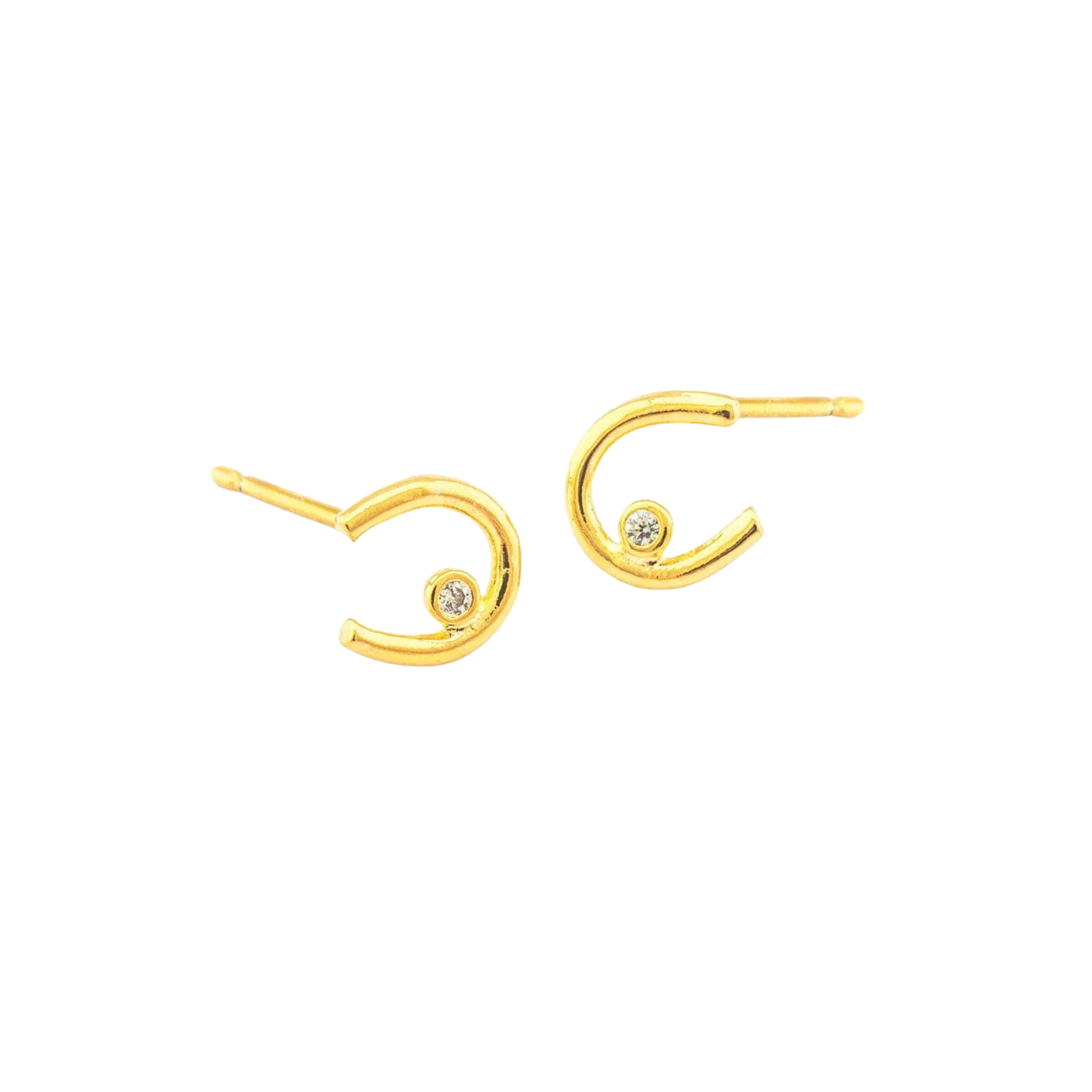 TAI Horseshoe Studs Jewelry - Trend TAI Gold