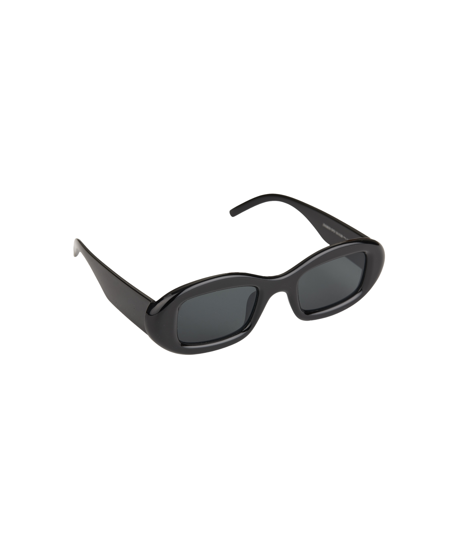 Round Squared Sunnies Accessories Frankie's Exclusives Black