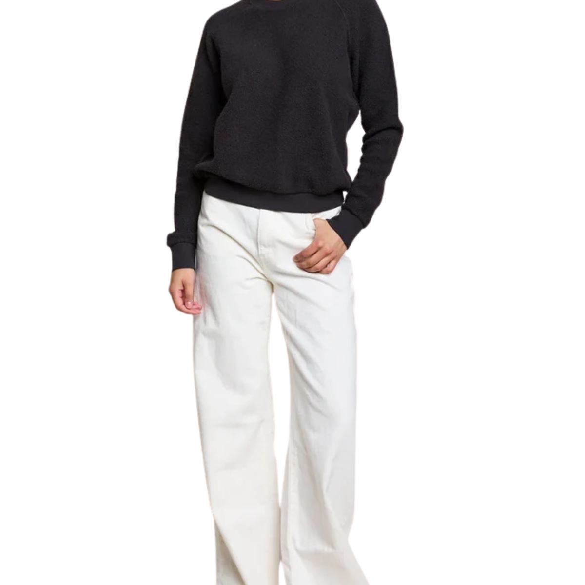 Perfect White Tee Women Ziggy Inside Out Fleece Sweatshirt Womens Casual Tops Perfect White Tee