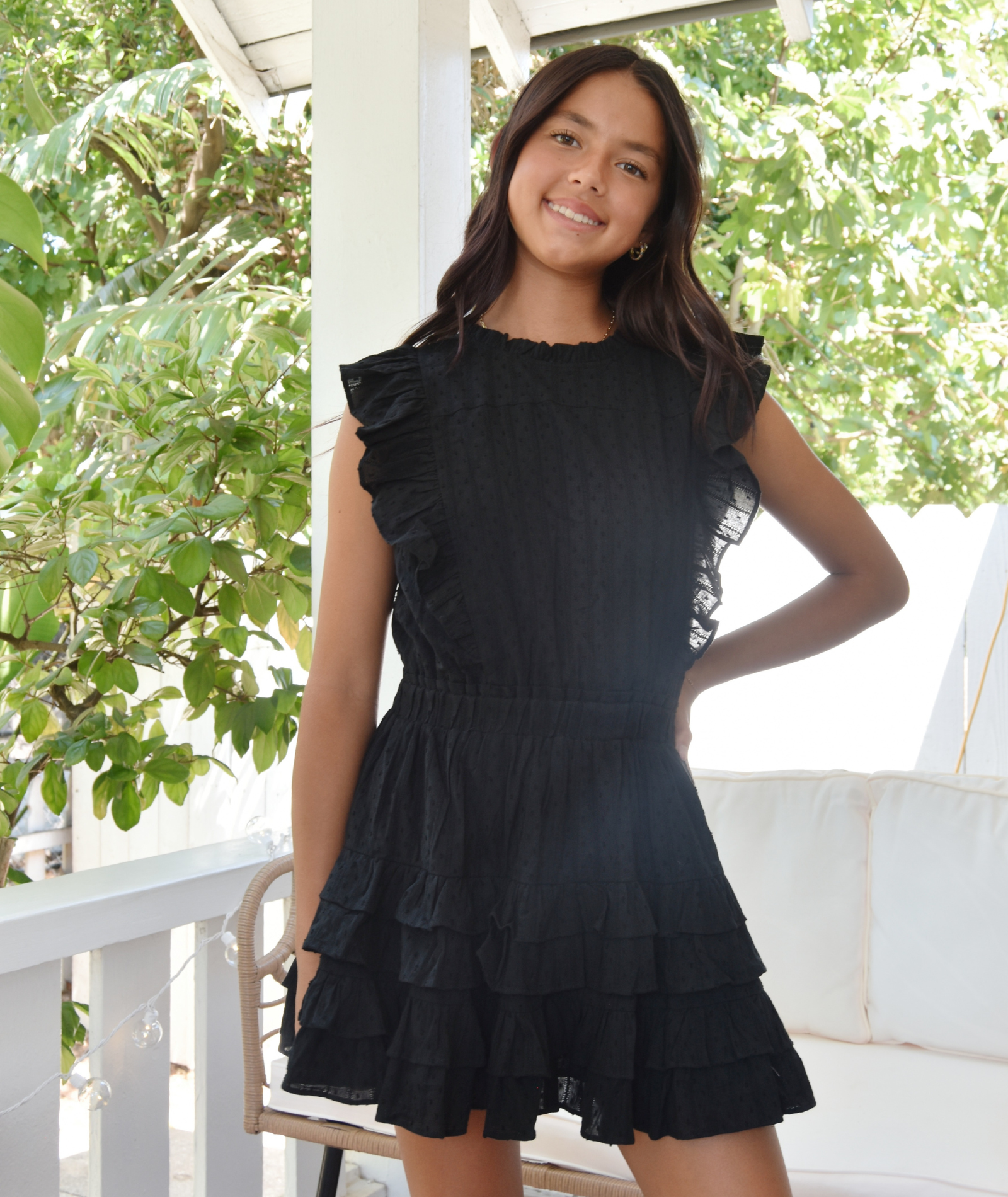 Summer Loving Girls Gustavia Dress Black Girls Casual Dresses Summer Loving Black Y/5