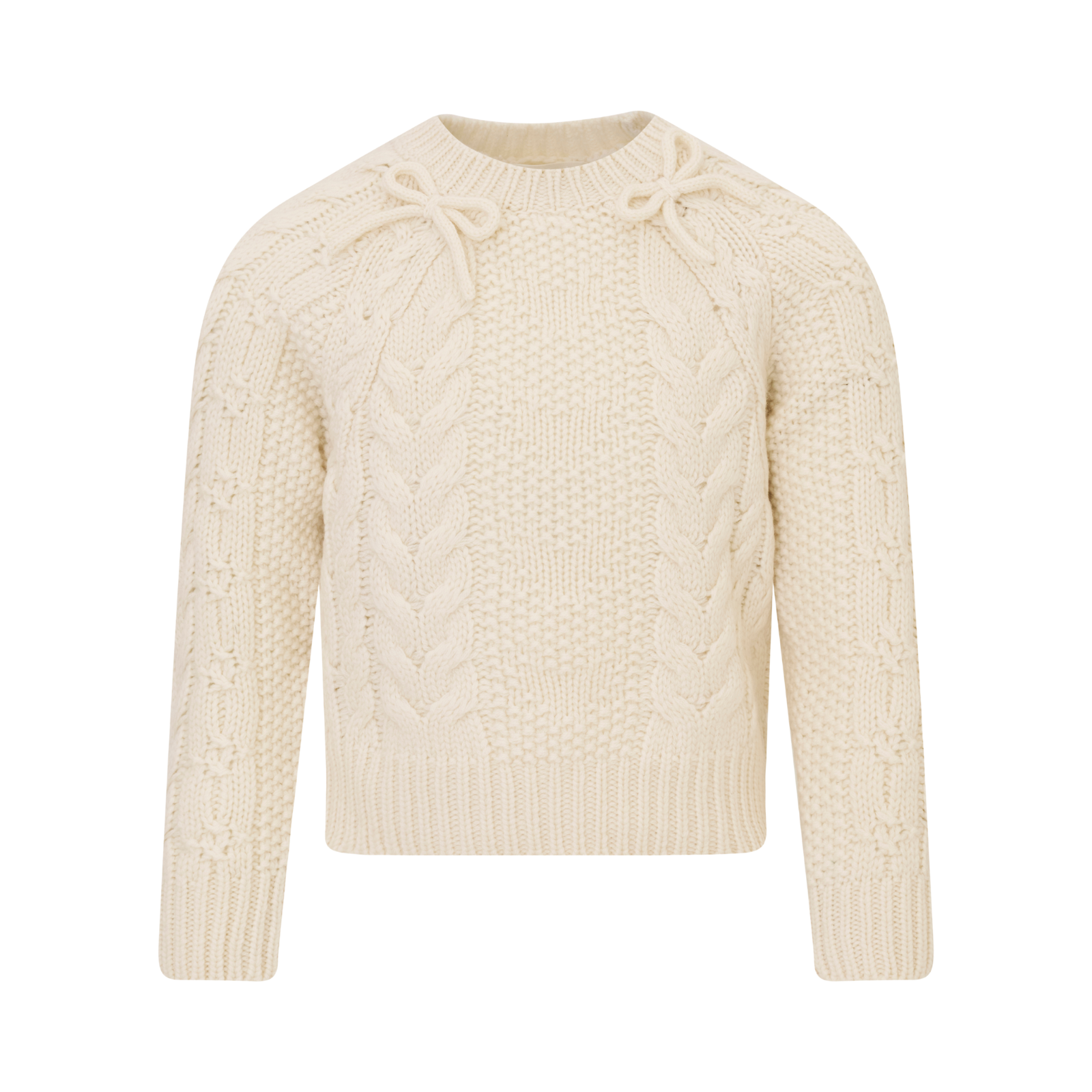 Love Shack Fancy Tween Mavita Pullover Birch Whisper