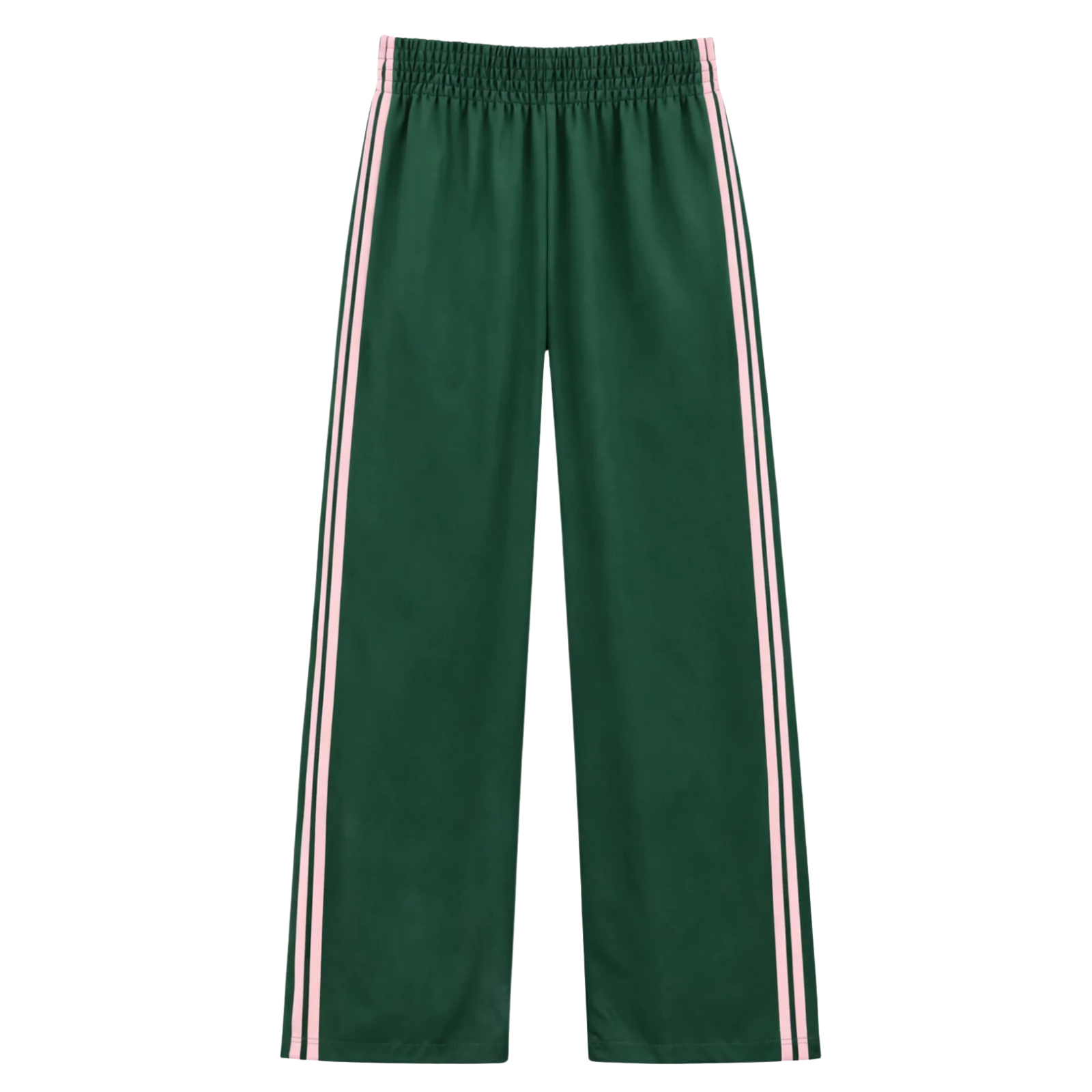 Katie J NYC Juniors Jordyn Pants Pine/Soft Pink Womens Casual Bottoms Katie J NYC Green Juniors/Women XS