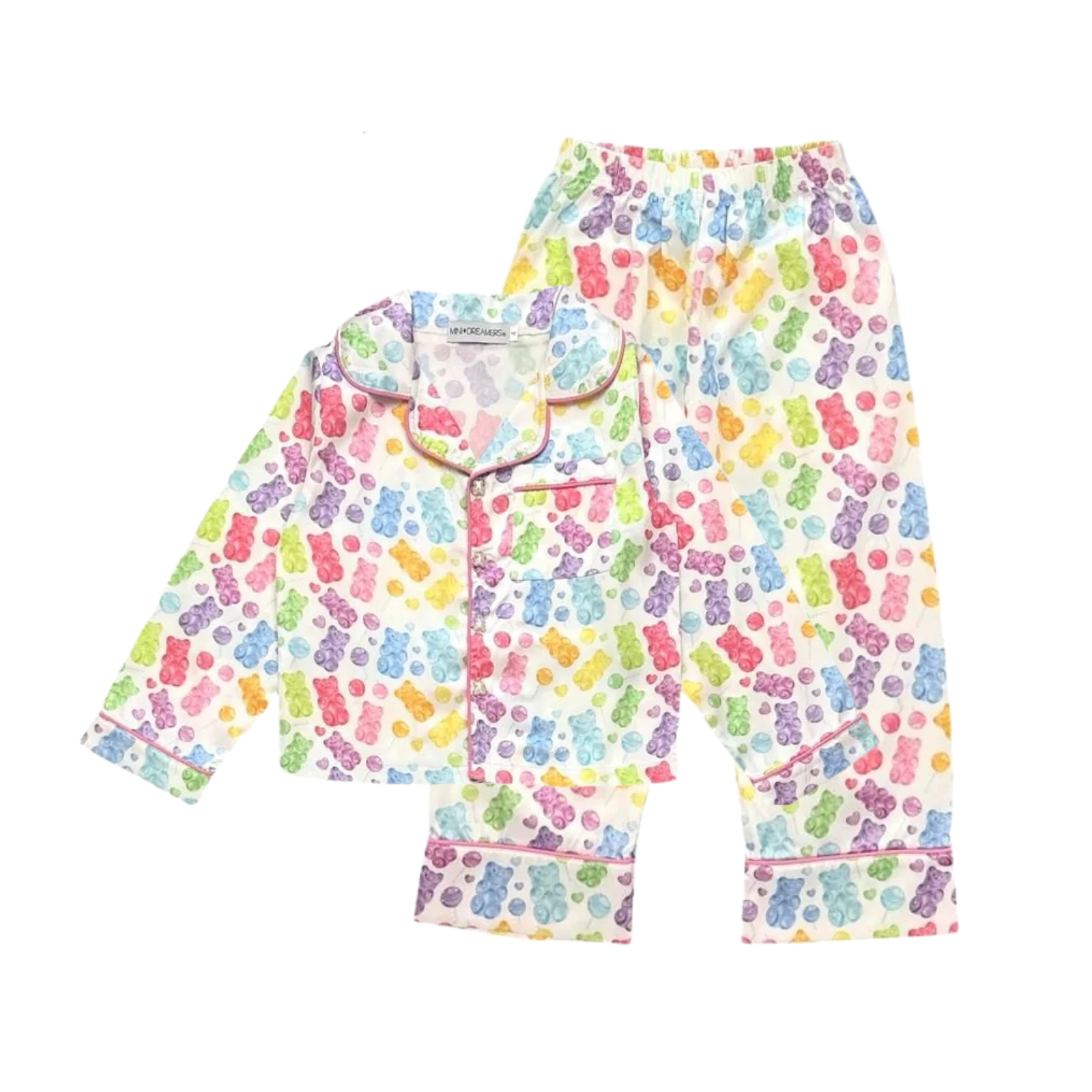 Mini Dreamers Girls Candy Bears Silky Set Accessories Mini Dreamers Multi Y/4