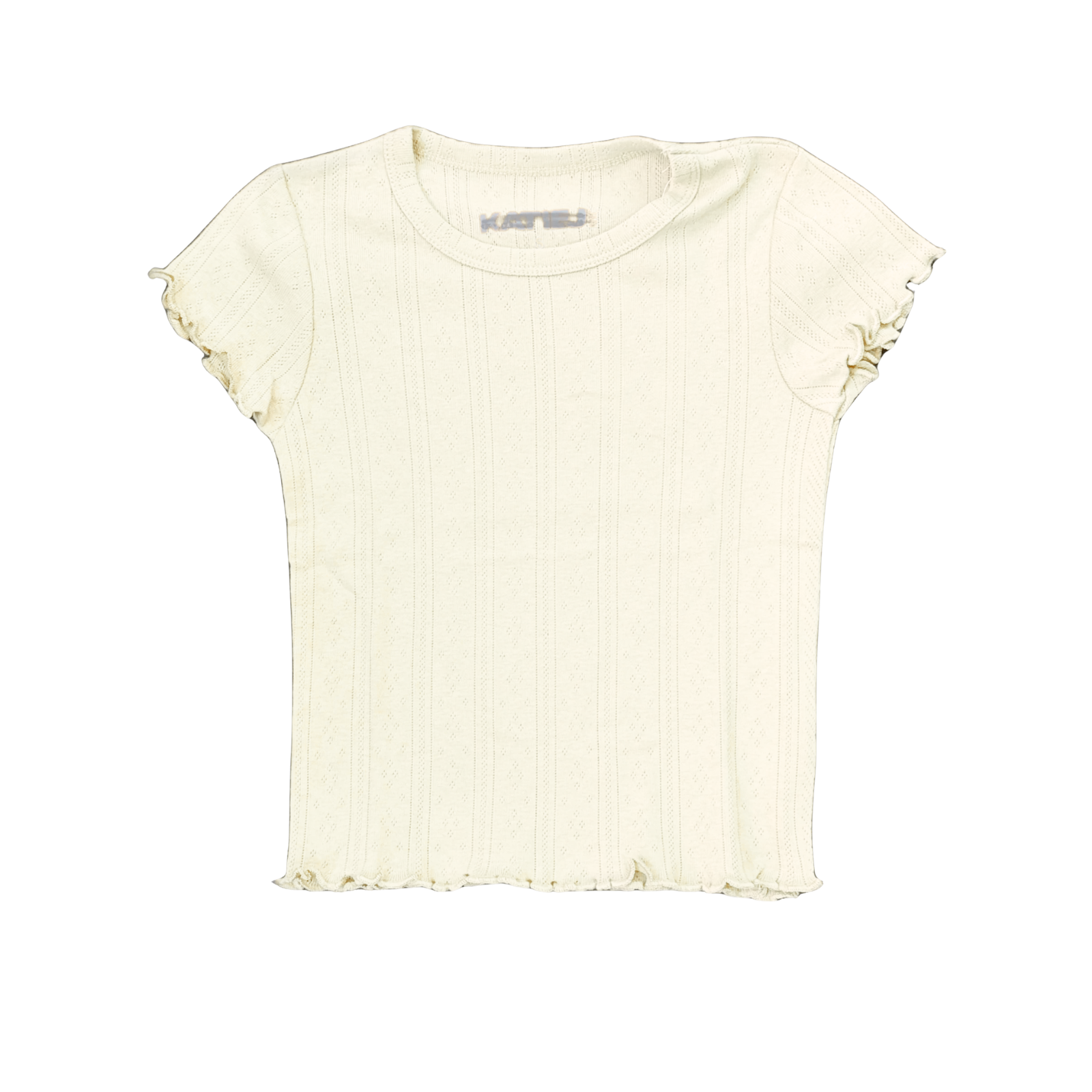Katie J NYC Girls Marina Pointelle Tee