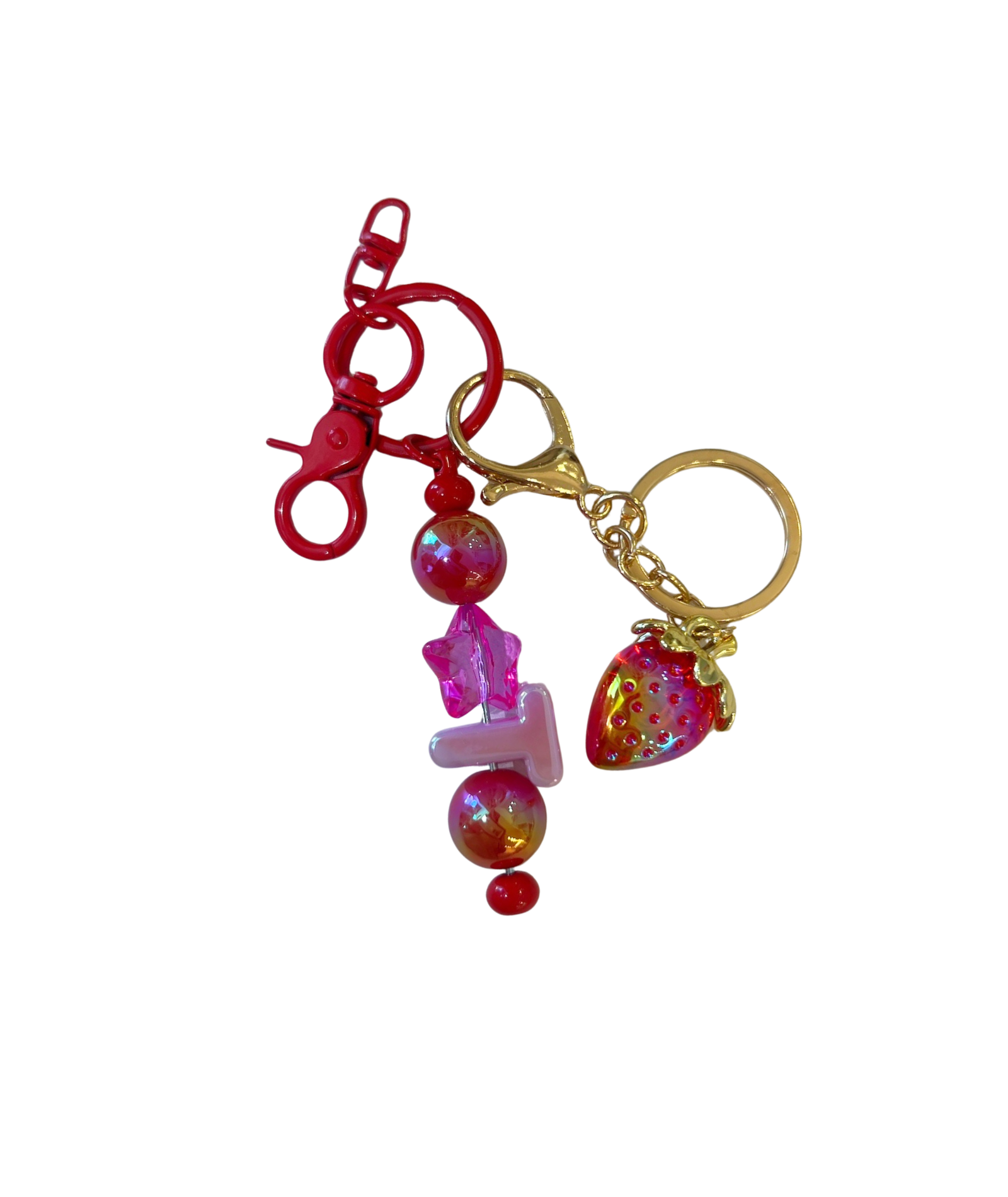 Cori's Initial Beaded Bag Charms Accessories Cori's Arm Candy Misc T