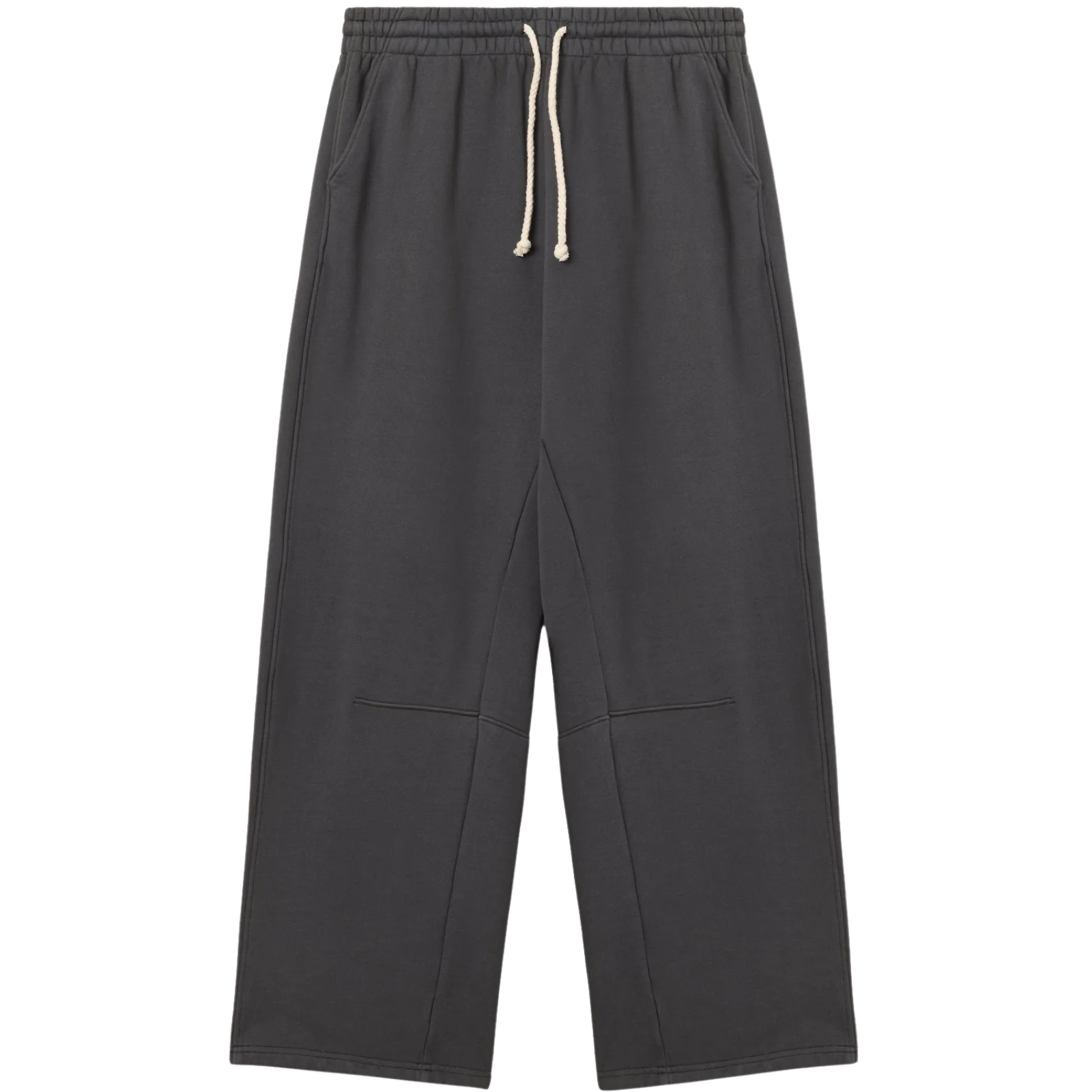 Perfect White Tee Women Fallon Fleece Barrel Pants Womens Casual Bottoms Perfect White Tee Vintage Black Juniors/Women XS