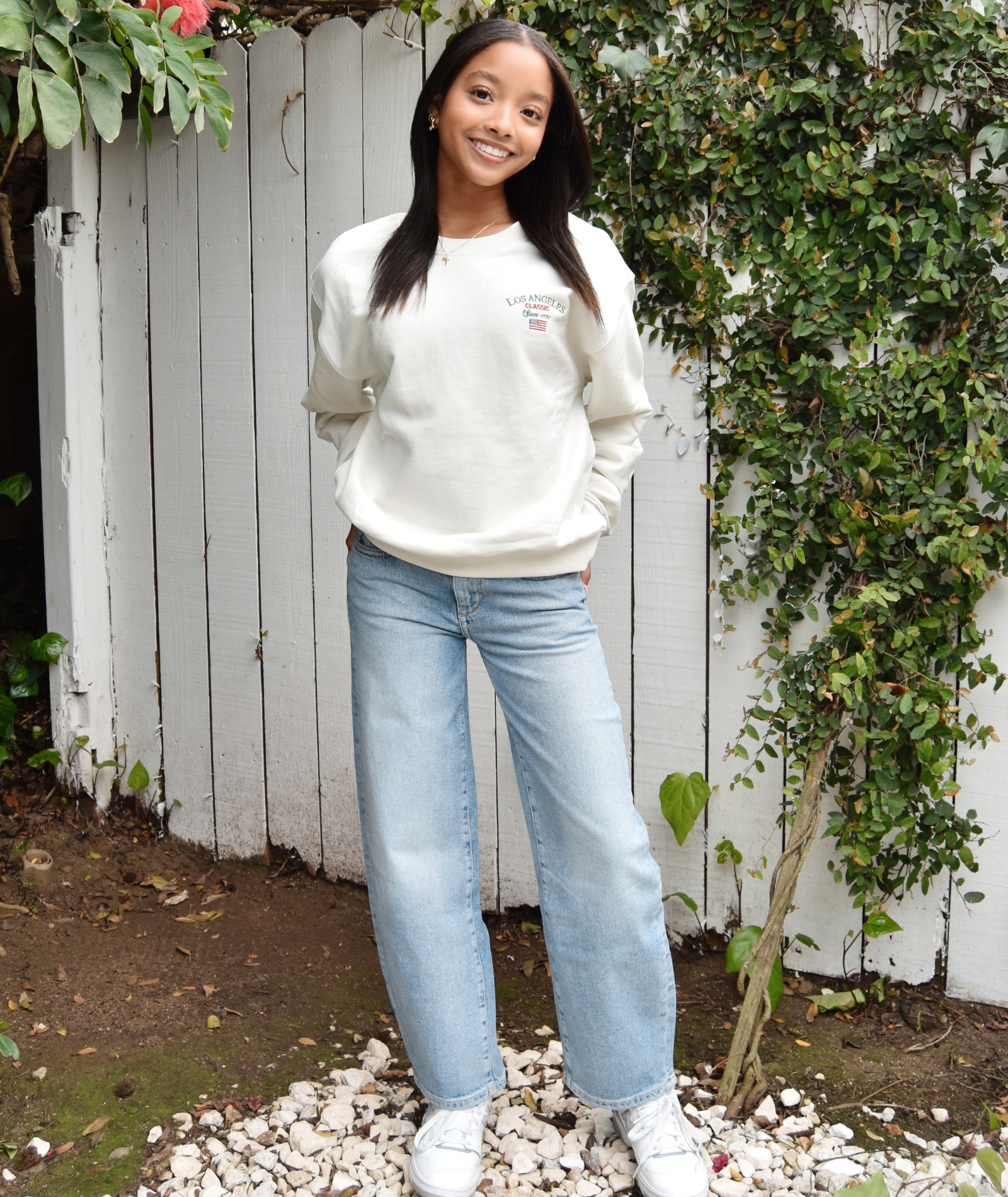 DL1961 Girls Lilia Island Park Barrel Leg Jeans Girls Denim DL1961