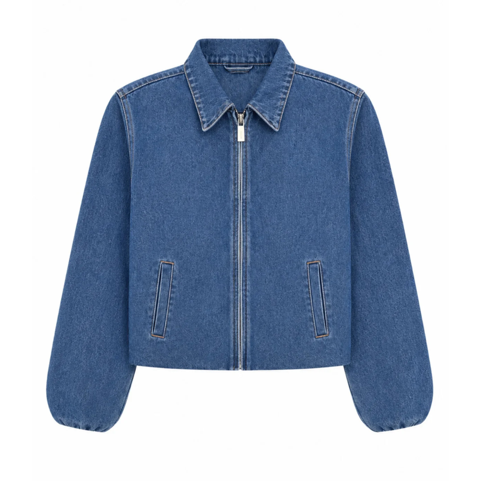 Katie J NYC Girls Dumbo Denim Bubble Jacket Girls Casual Tops Katie J NYC Denim Y/S (7/8)
