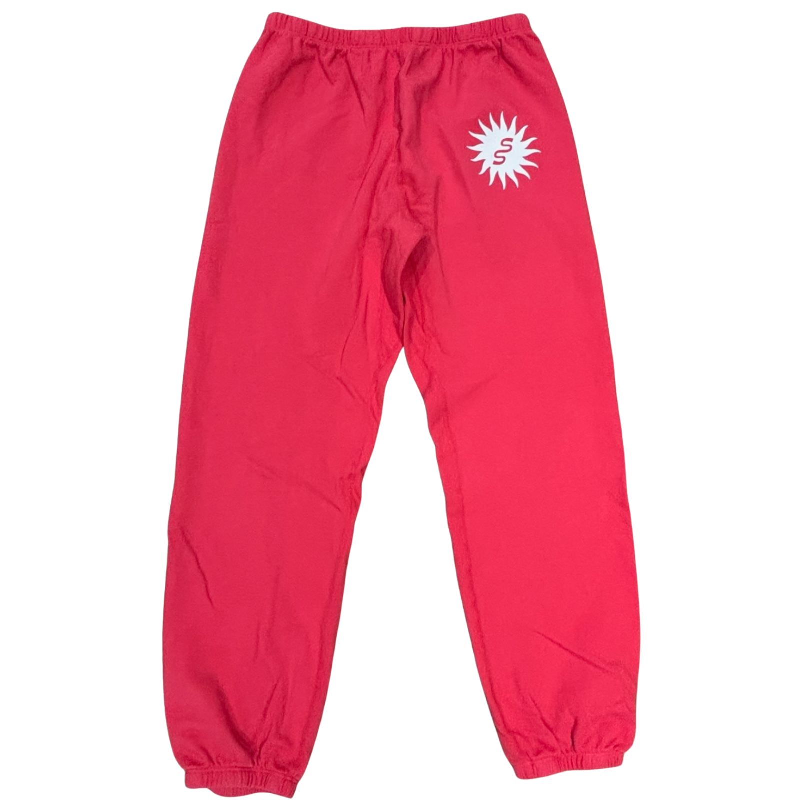 Sunny Somewhere Women Everyday Sweatpants Womens Casual Bottoms Sunny Somewhere Red Juniors/Women XS