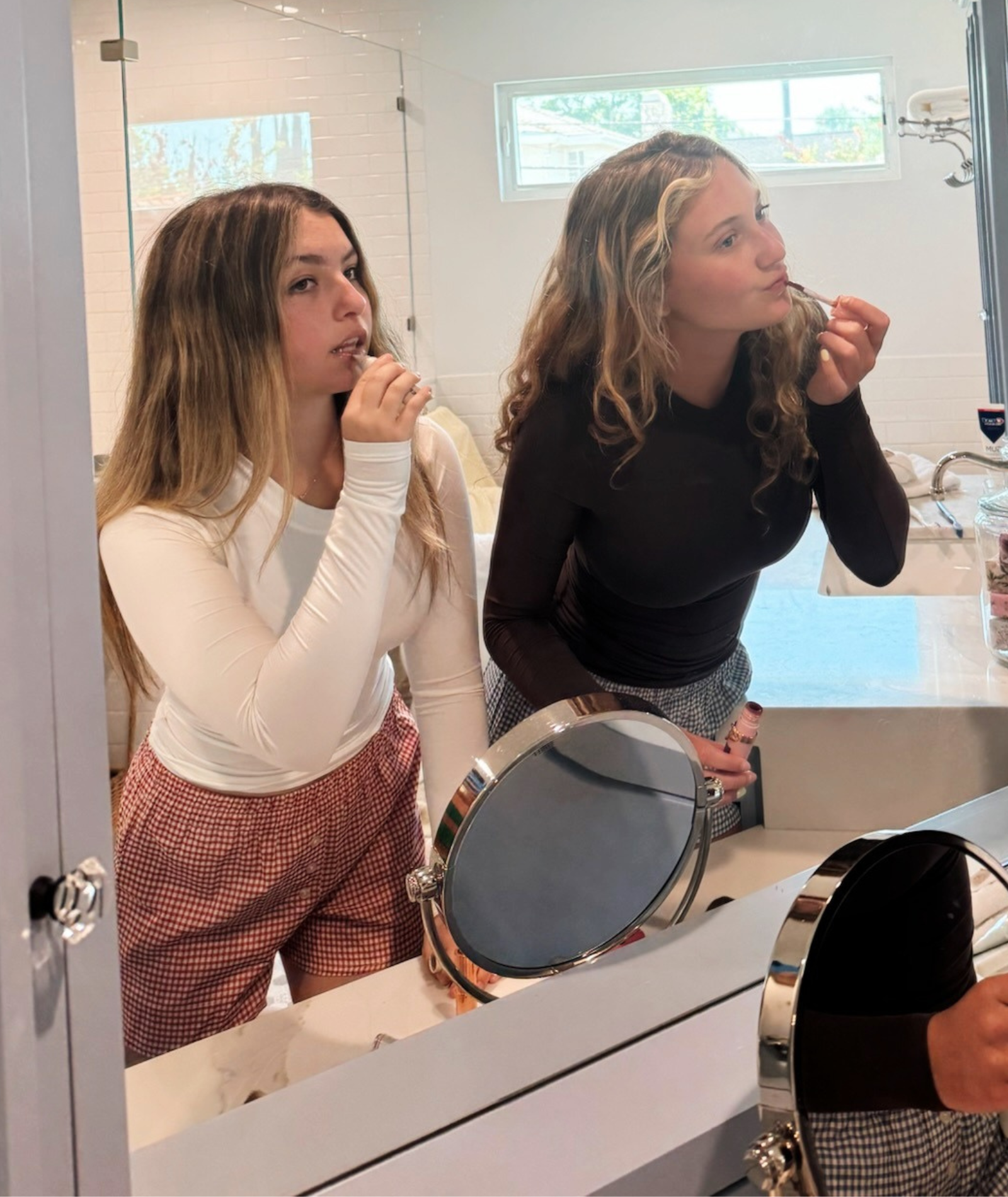 8apart Women Kourtney Long Sleeve Tee Womens Casual Tops 8apart