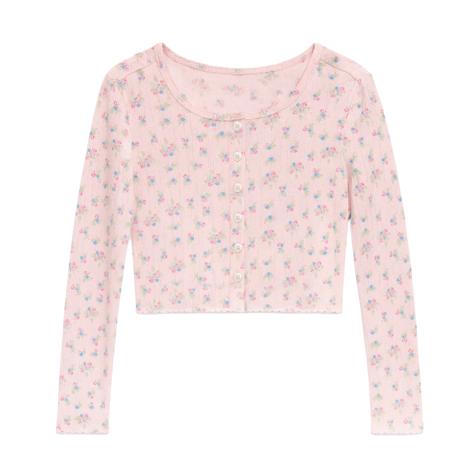 Katie J NYC Girls Marina Cardigan Perfect Petals Girls Casual Tops Katie J NYC Floral Y/S (7/8)