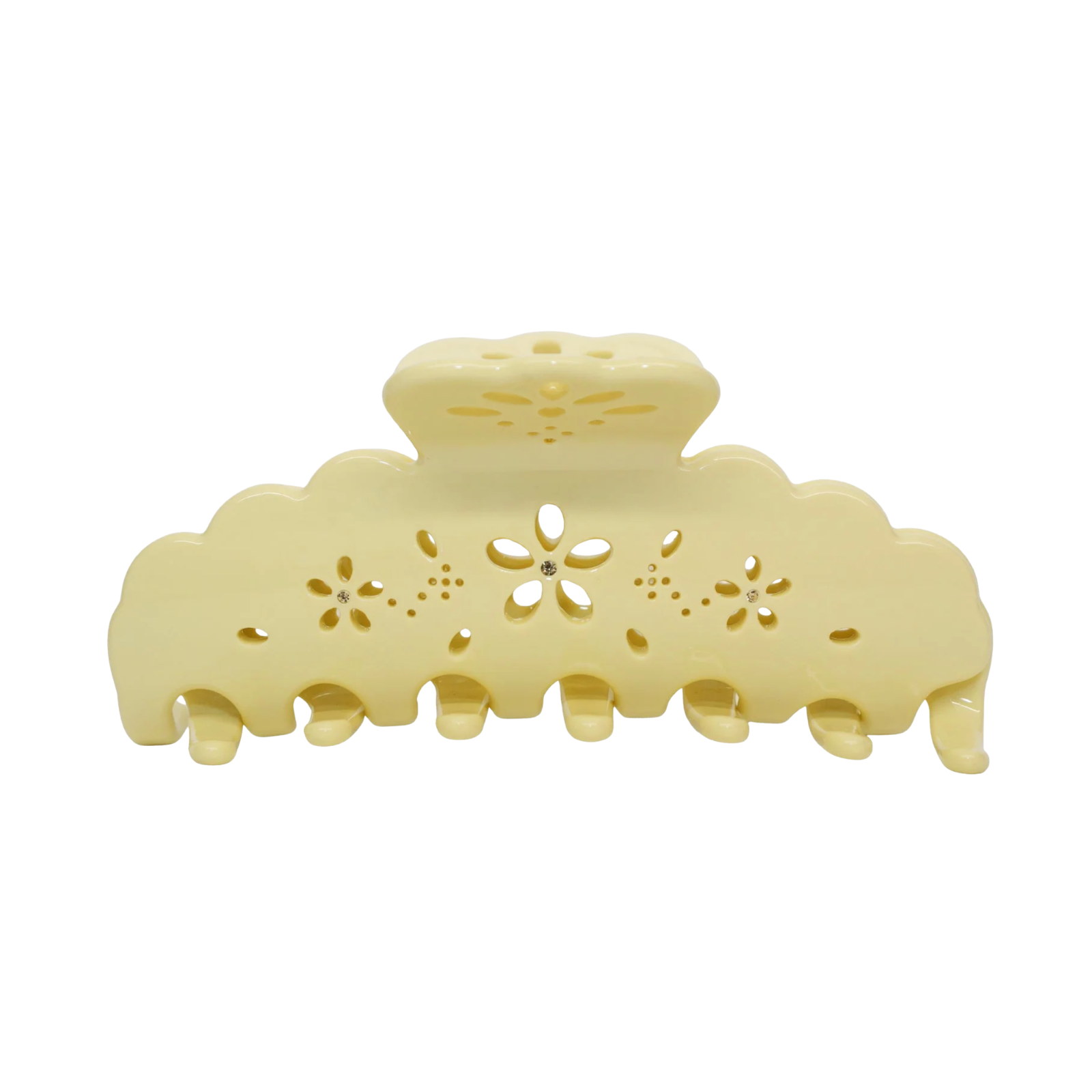 Emi Jay Big Effing Clip in Citrine Fleur Eyelet Accessories Emi Jay Floral