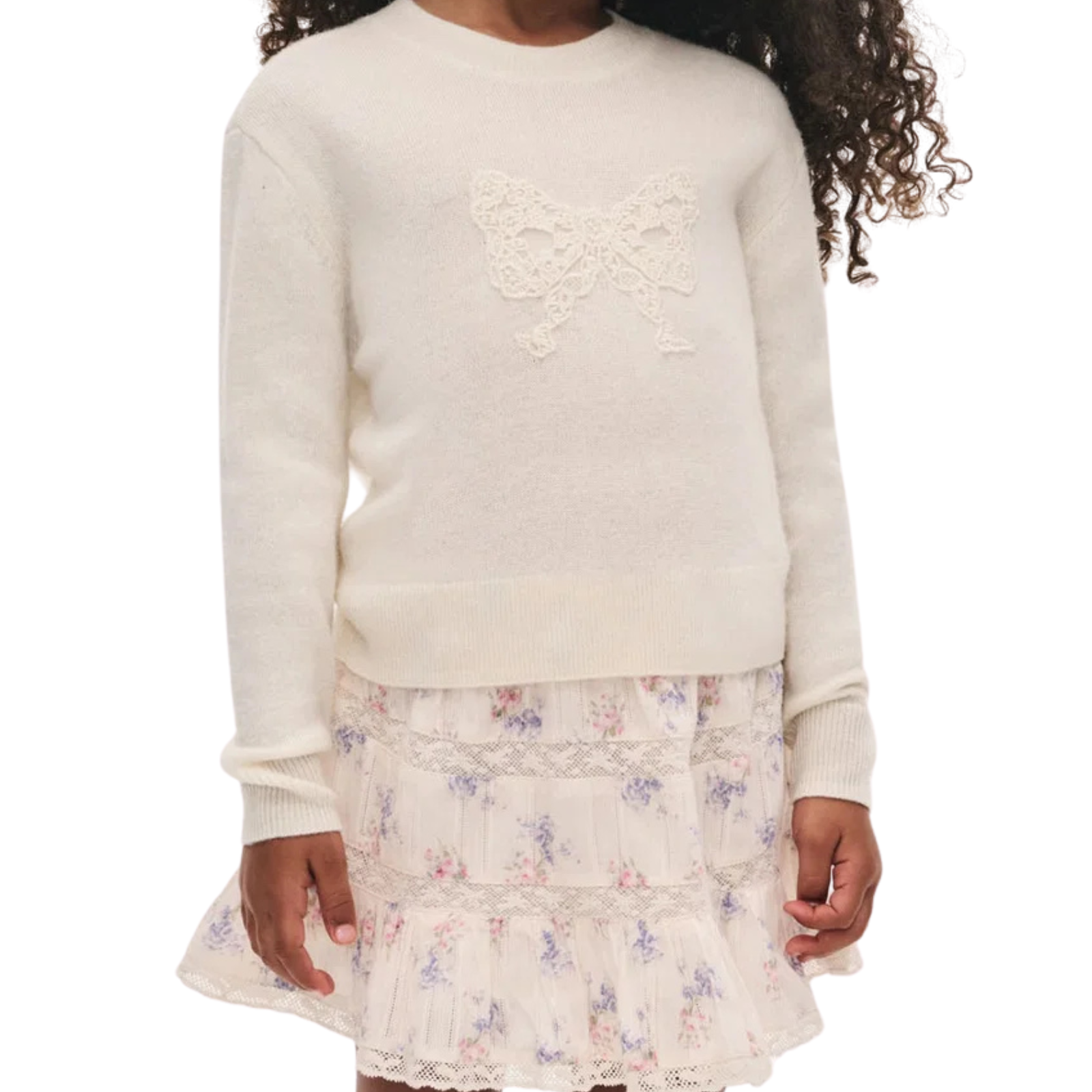 Love Shack Fancy Tween Zolee Pullover