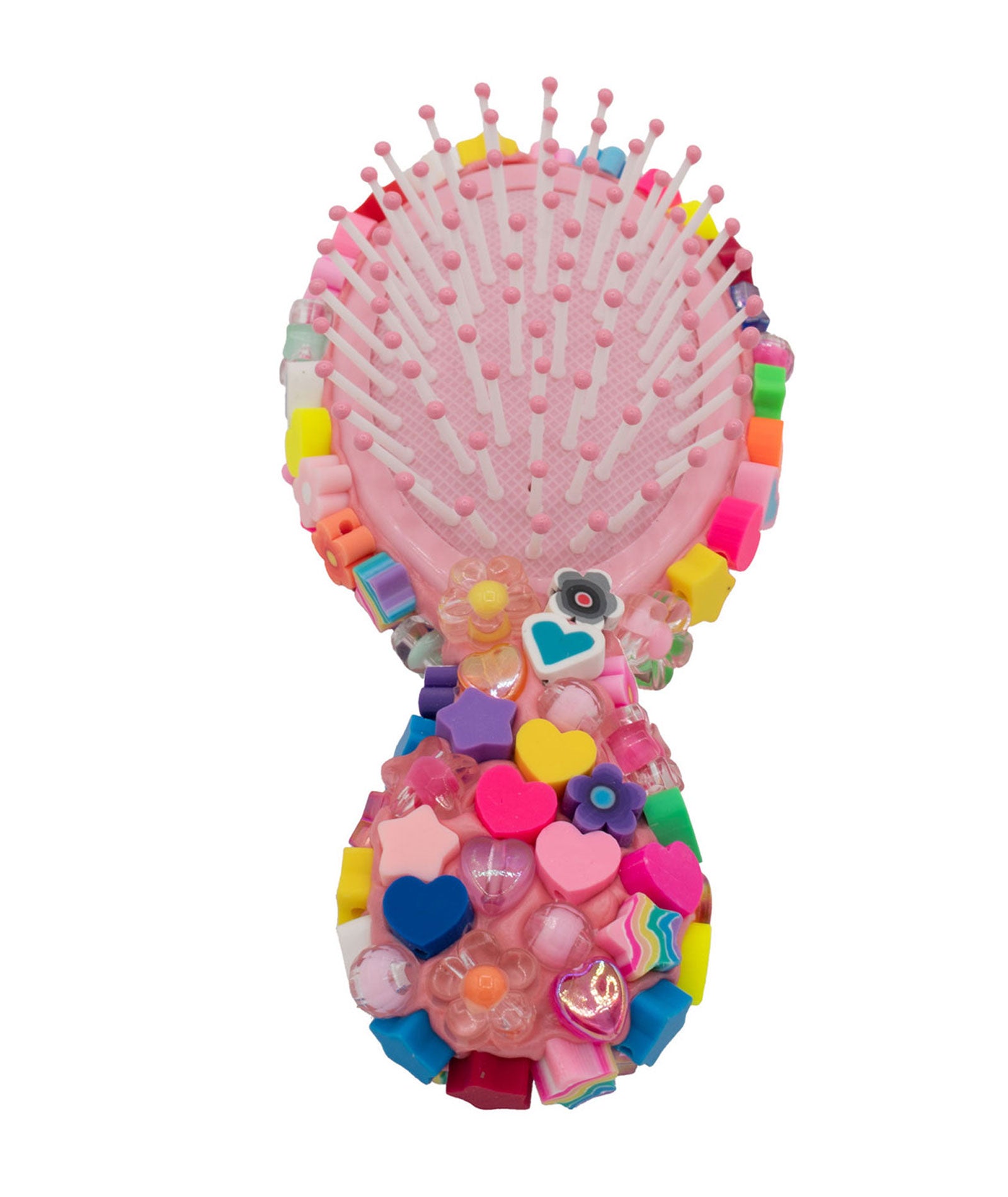 Bari Lynn Small Multi Charms Hair Brush Accessories Bari Lynn Multi