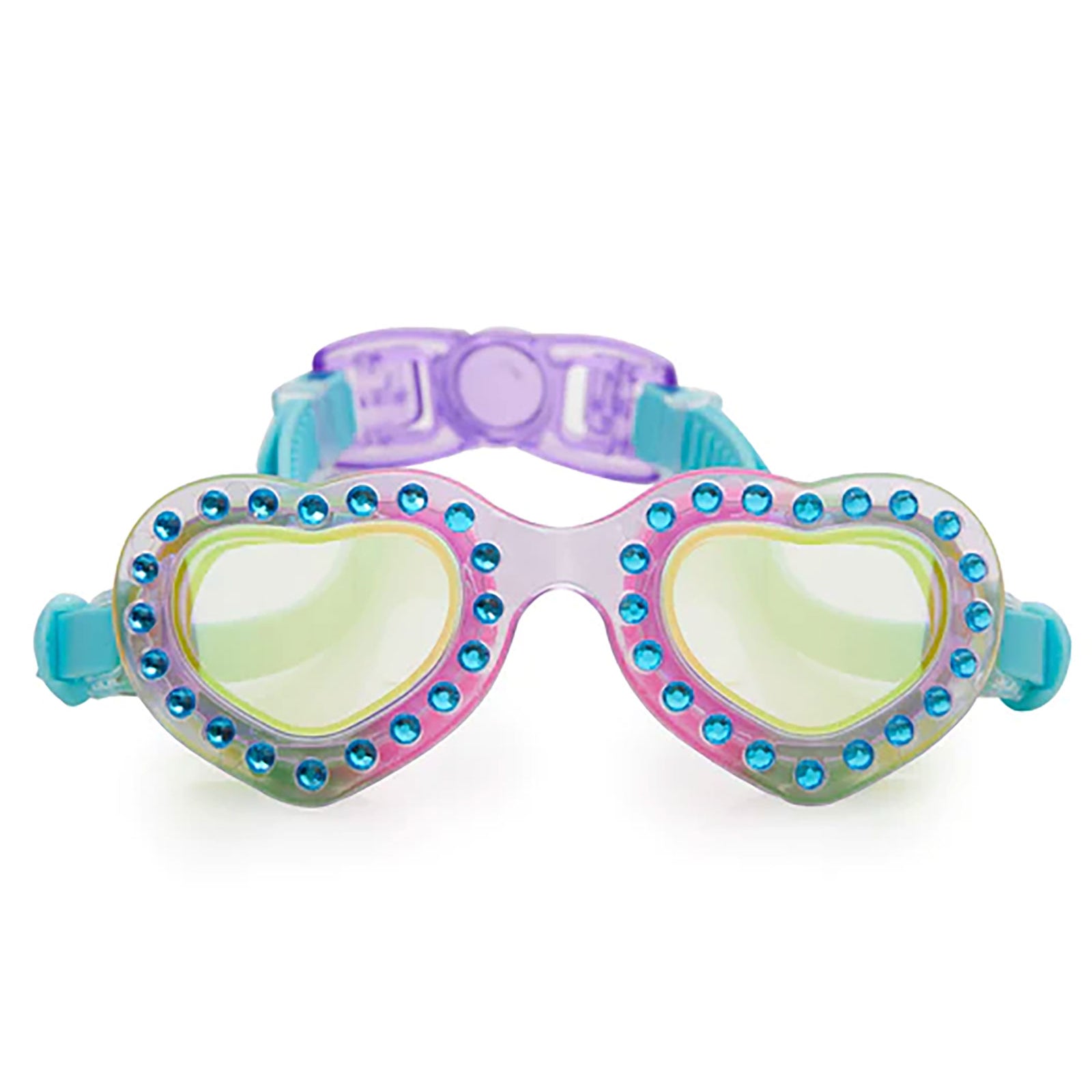 Bling2o Hearthrob Swim Goggles Accessories Bling2o I Love You Too Blue One Size Fits Most (Y/7-Y/14)