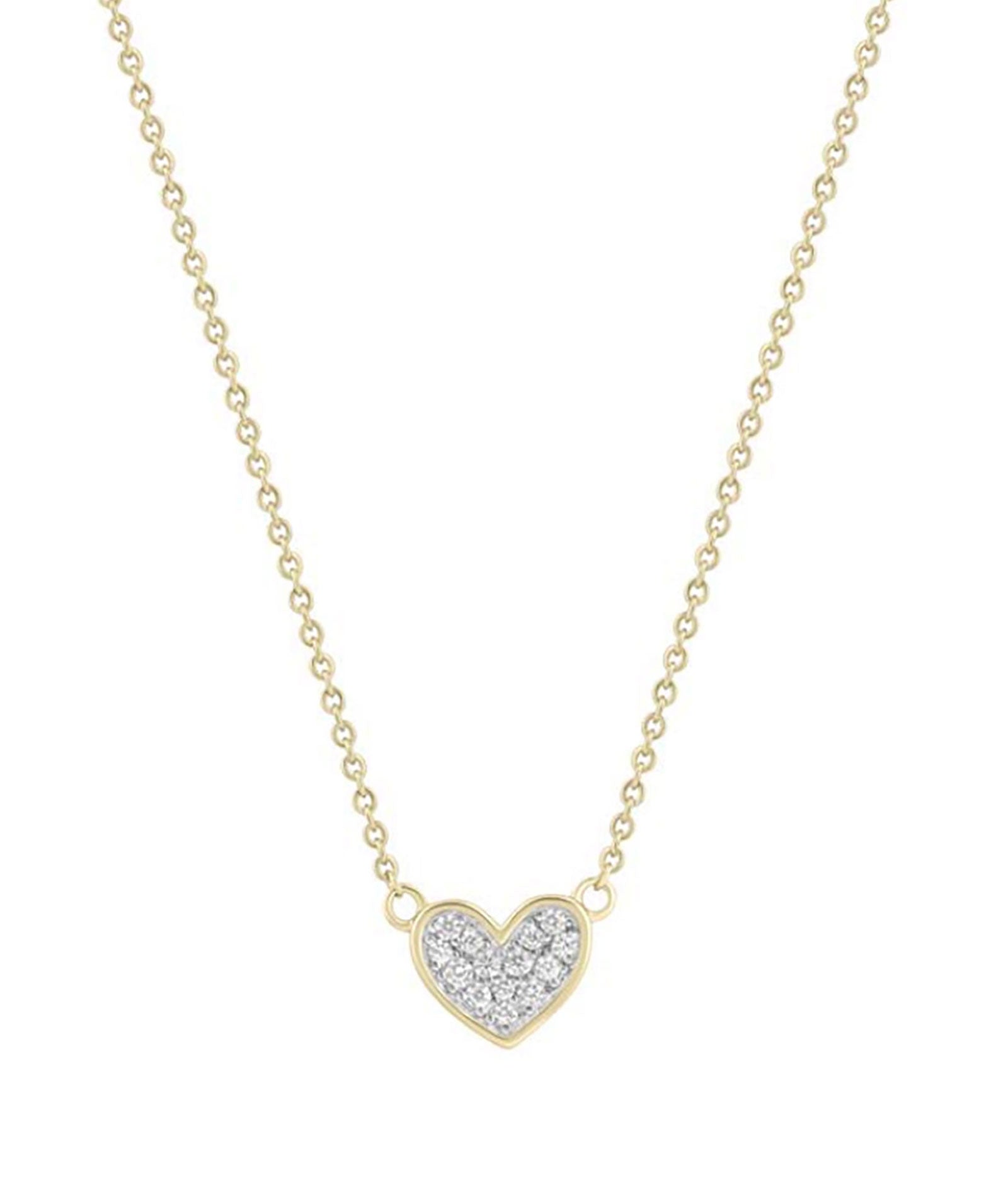 Electric Picks Whole Heart Necklace Jewelry - Trend Electric Picks Gold