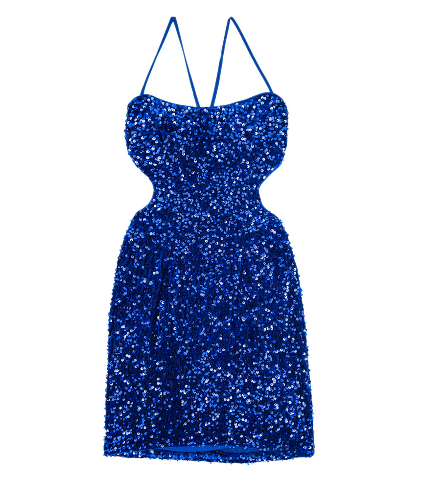 Alyce Women Jocelyn Soft Sequin Lace Up Dress Girls Special Dresses Alyce Royal Blue Juniors/Women 000 